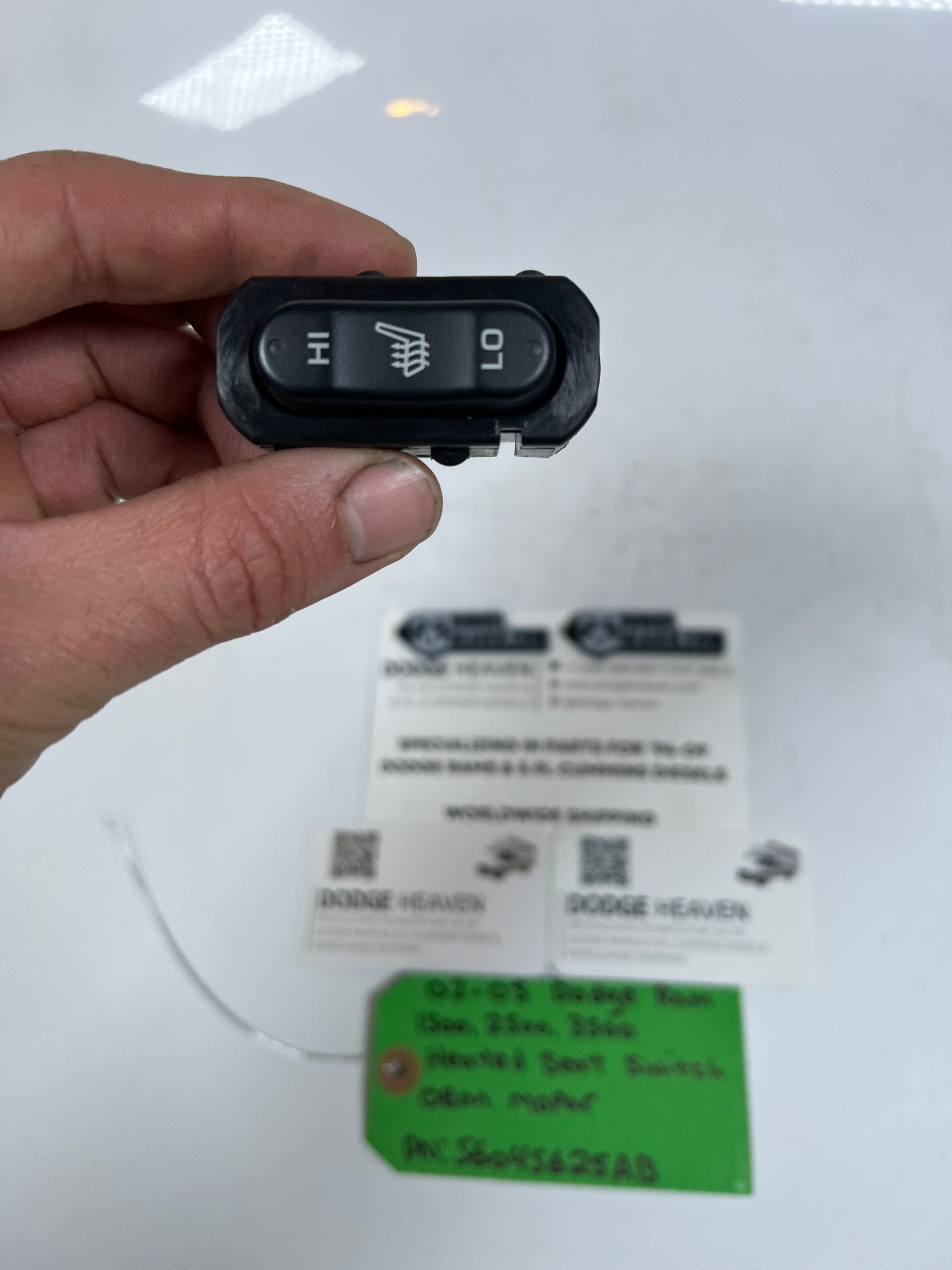 2002-2005 Dodge Ram 1500-3500 Heated Seat Switch