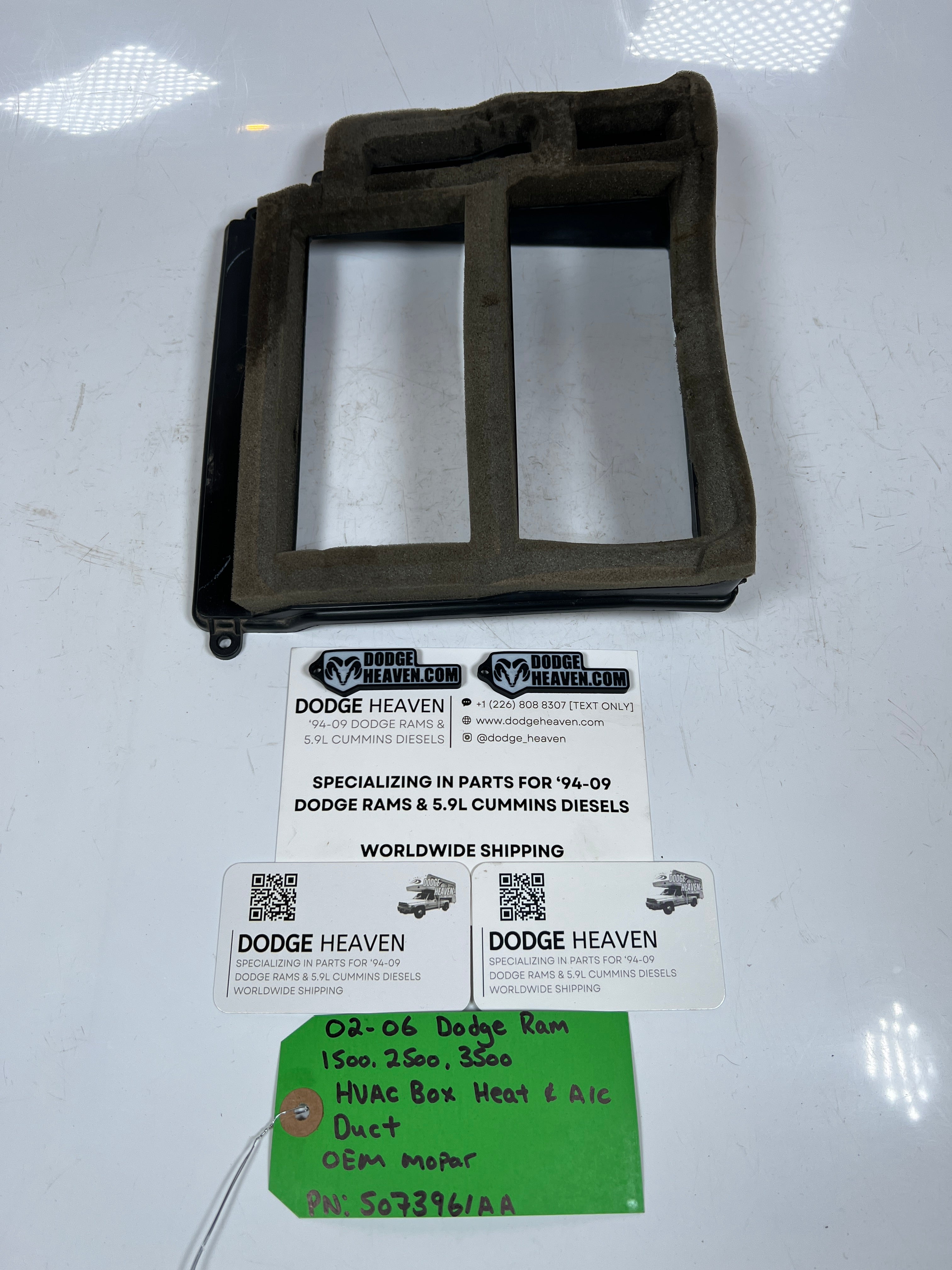 2002-2006 Dodge Ram 1500-3500 HVAC Box Heat & A/C Duct