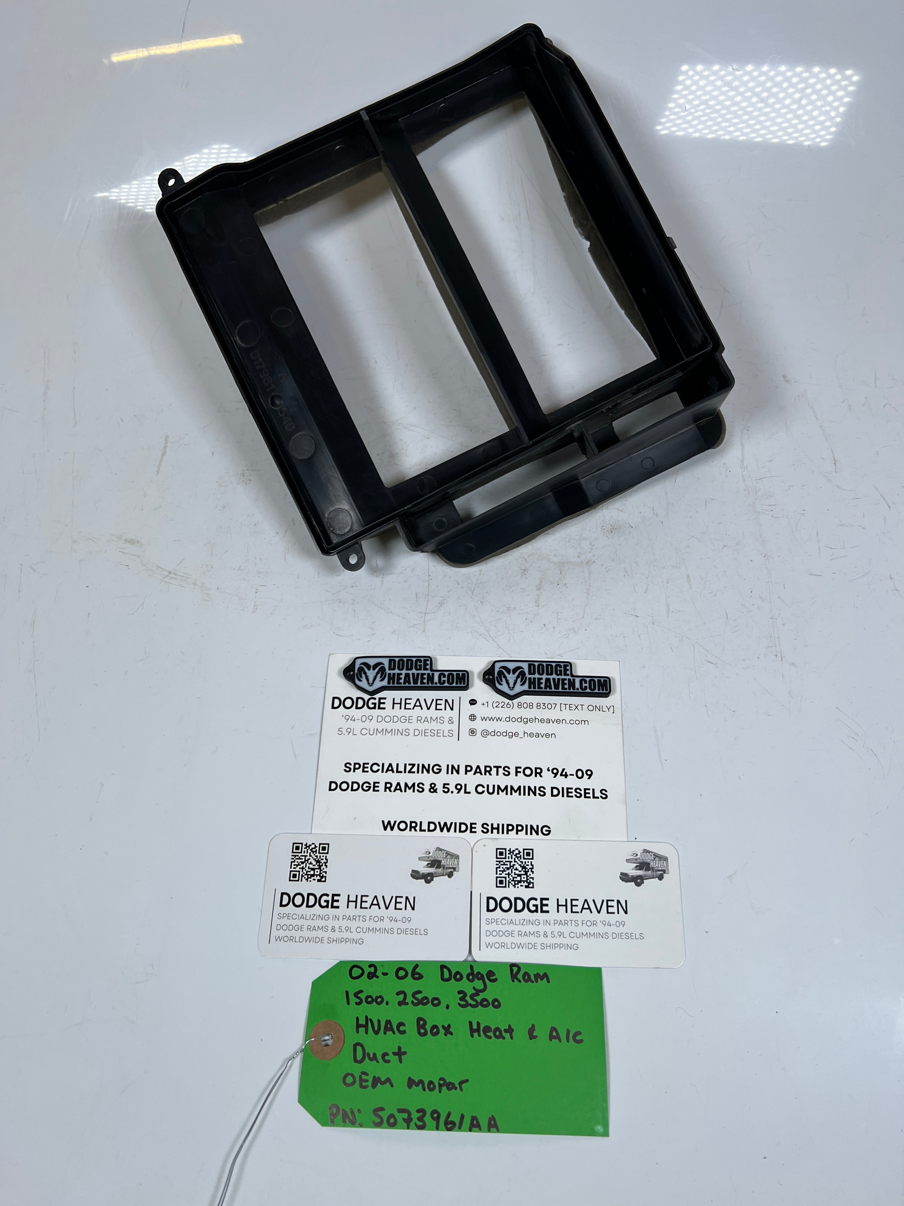 2002-2006 Dodge Ram 1500-3500 HVAC Box Heat & A/C Duct