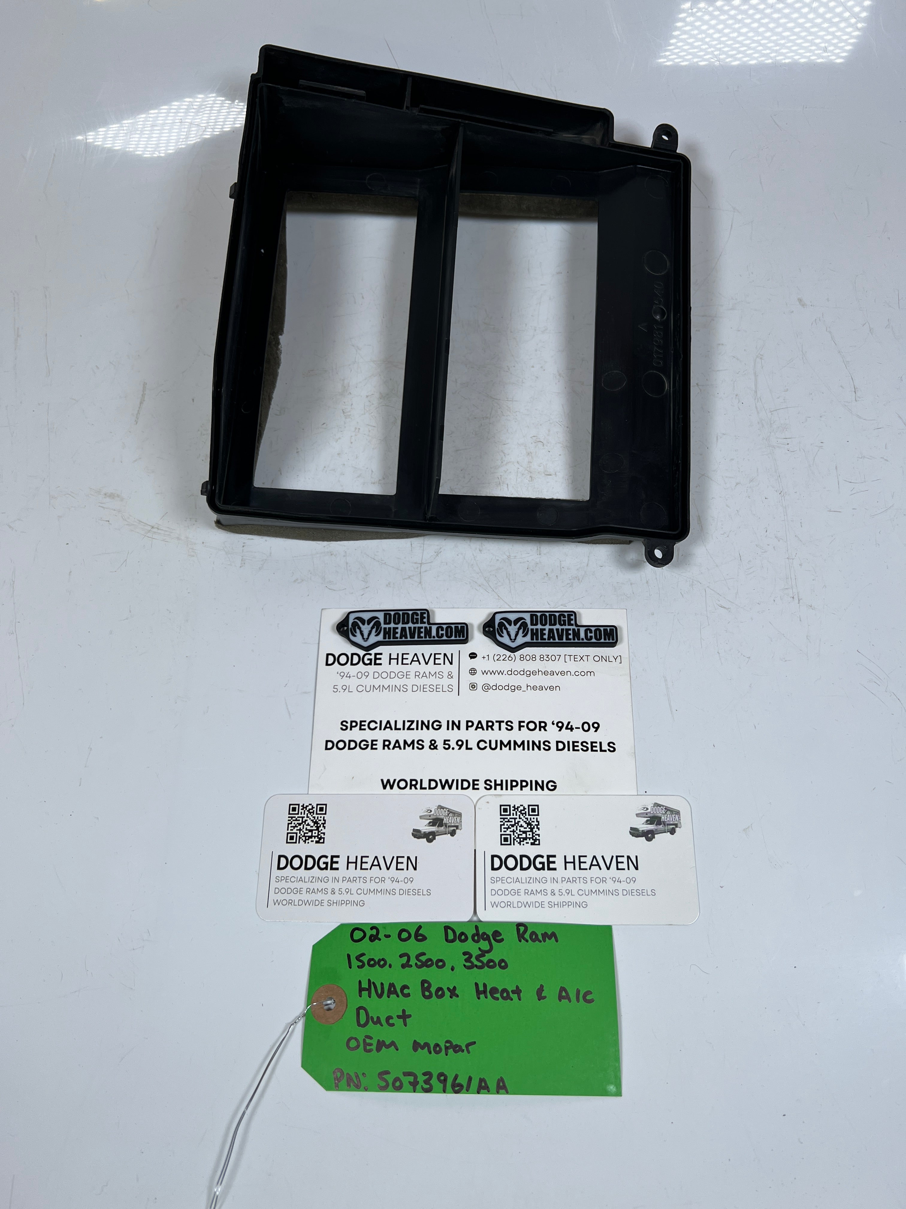 2002-2006 Dodge Ram 1500-3500 HVAC Box Heat & A/C Duct