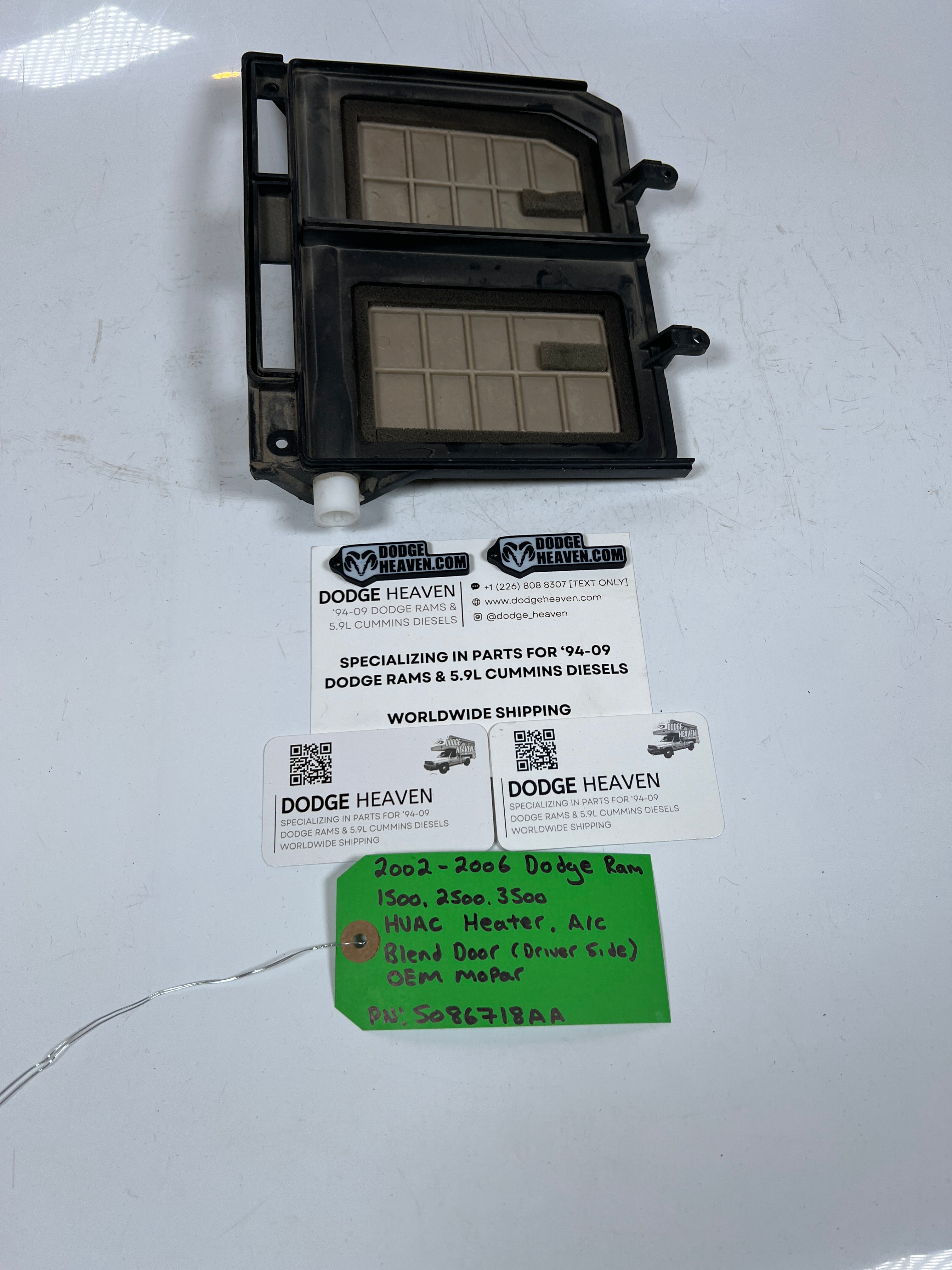 2002-2006 Dodge Ram 1500-3500 HVAC Heater A/C Box Blend Door LH