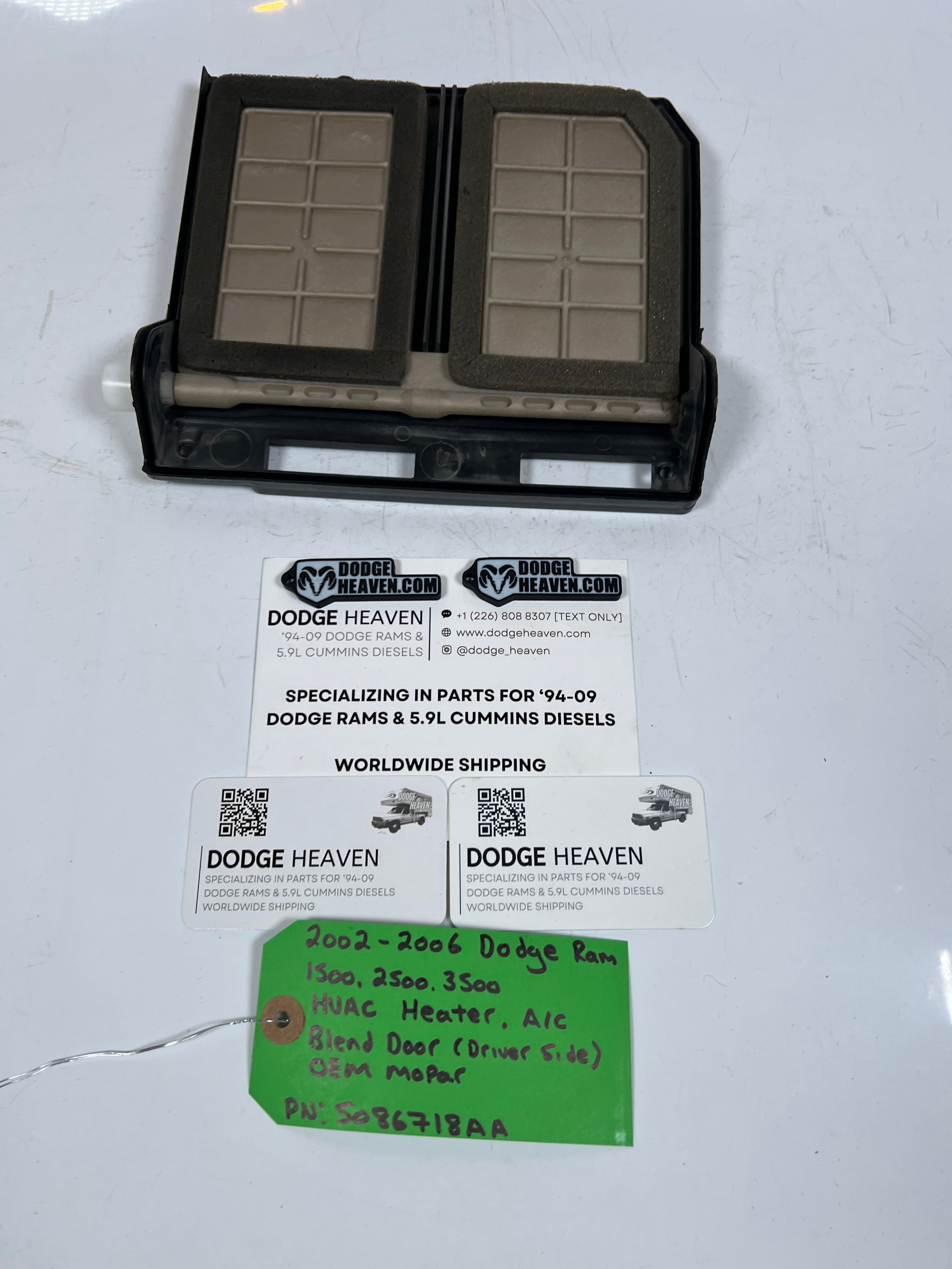 2002-2006 Dodge Ram 1500-3500 HVAC Heater A/C Box Blend Door LH