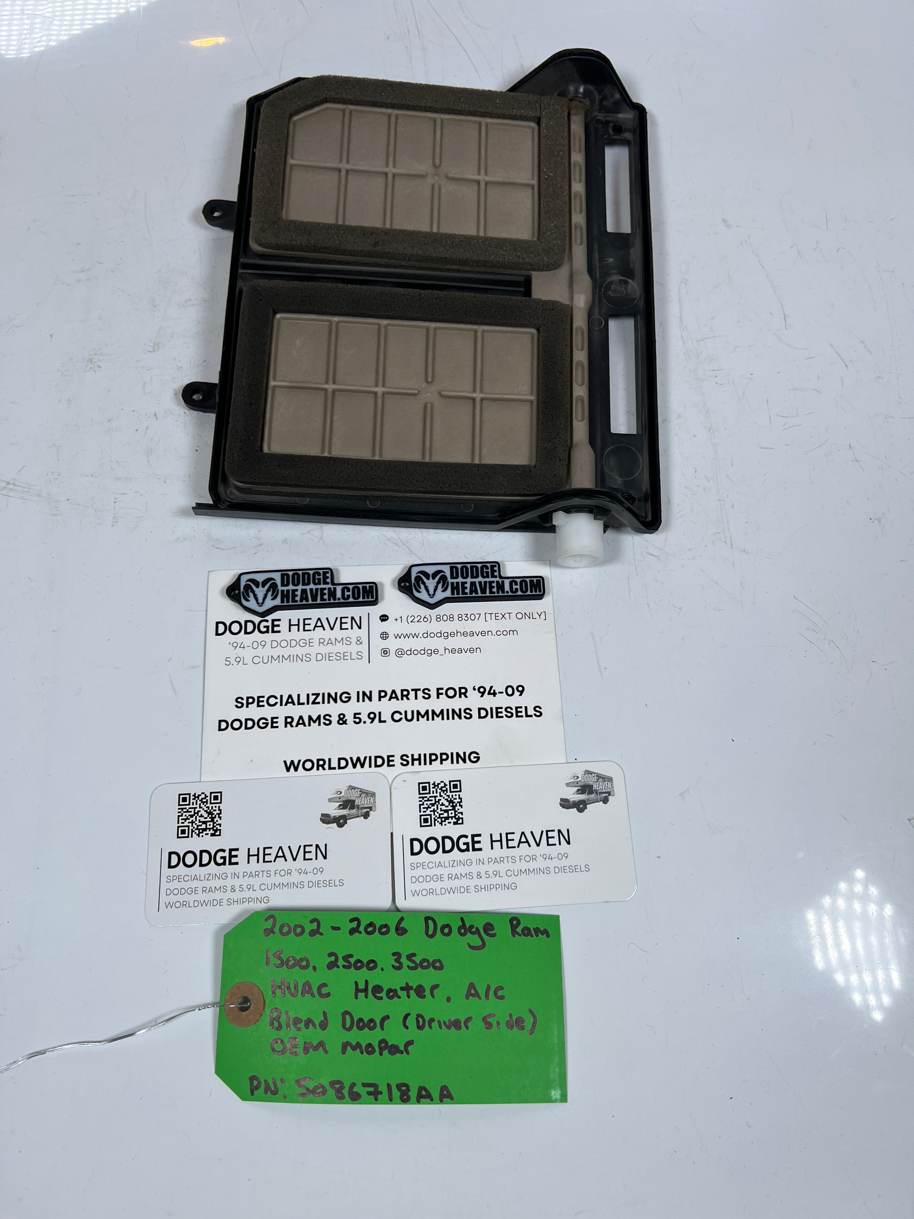 2002-2006 Dodge Ram 1500-3500 HVAC Heater A/C Box Blend Door LH