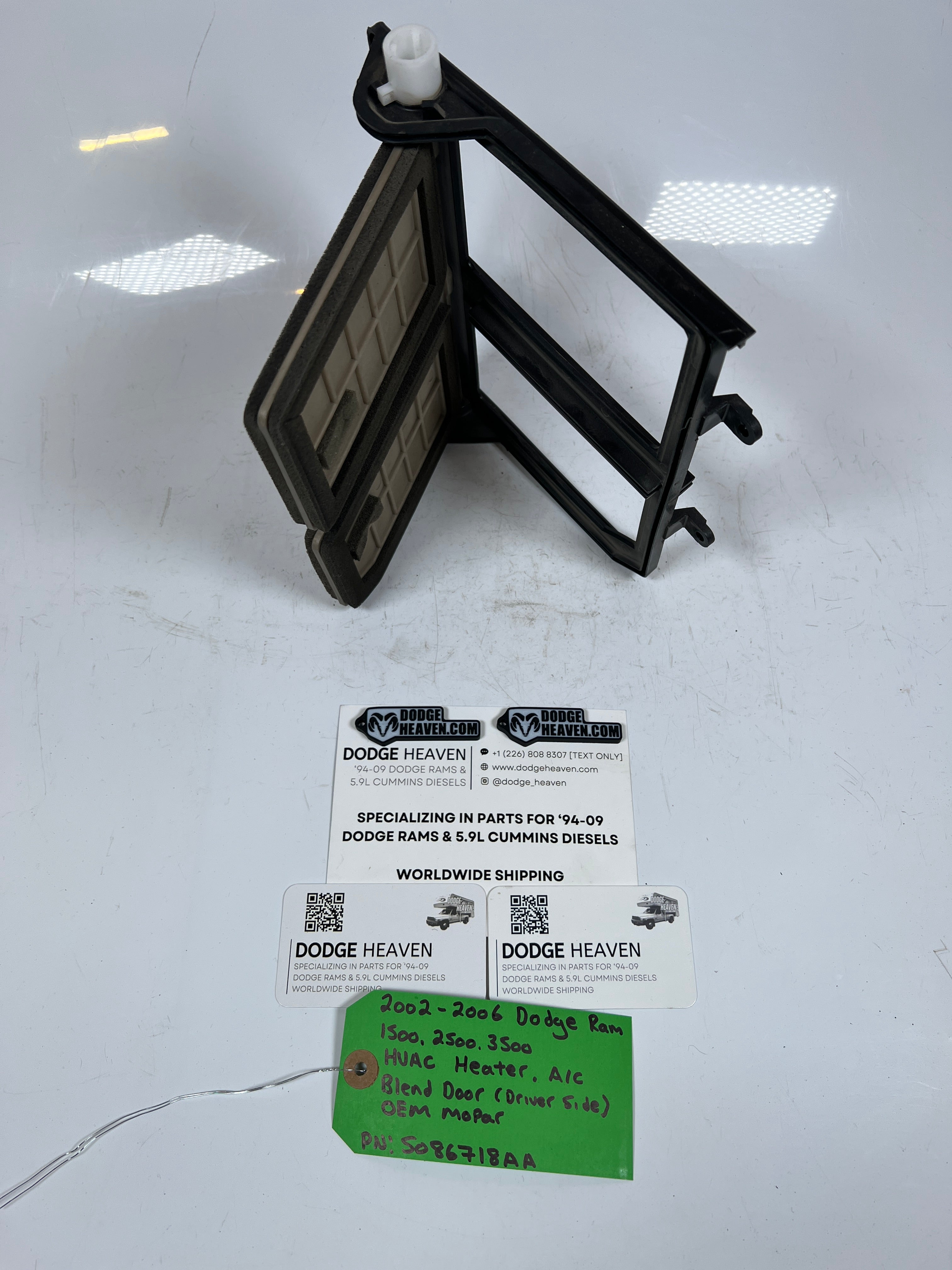 2002-2006 Dodge Ram 1500-3500 HVAC Heater A/C Box Blend Door LH