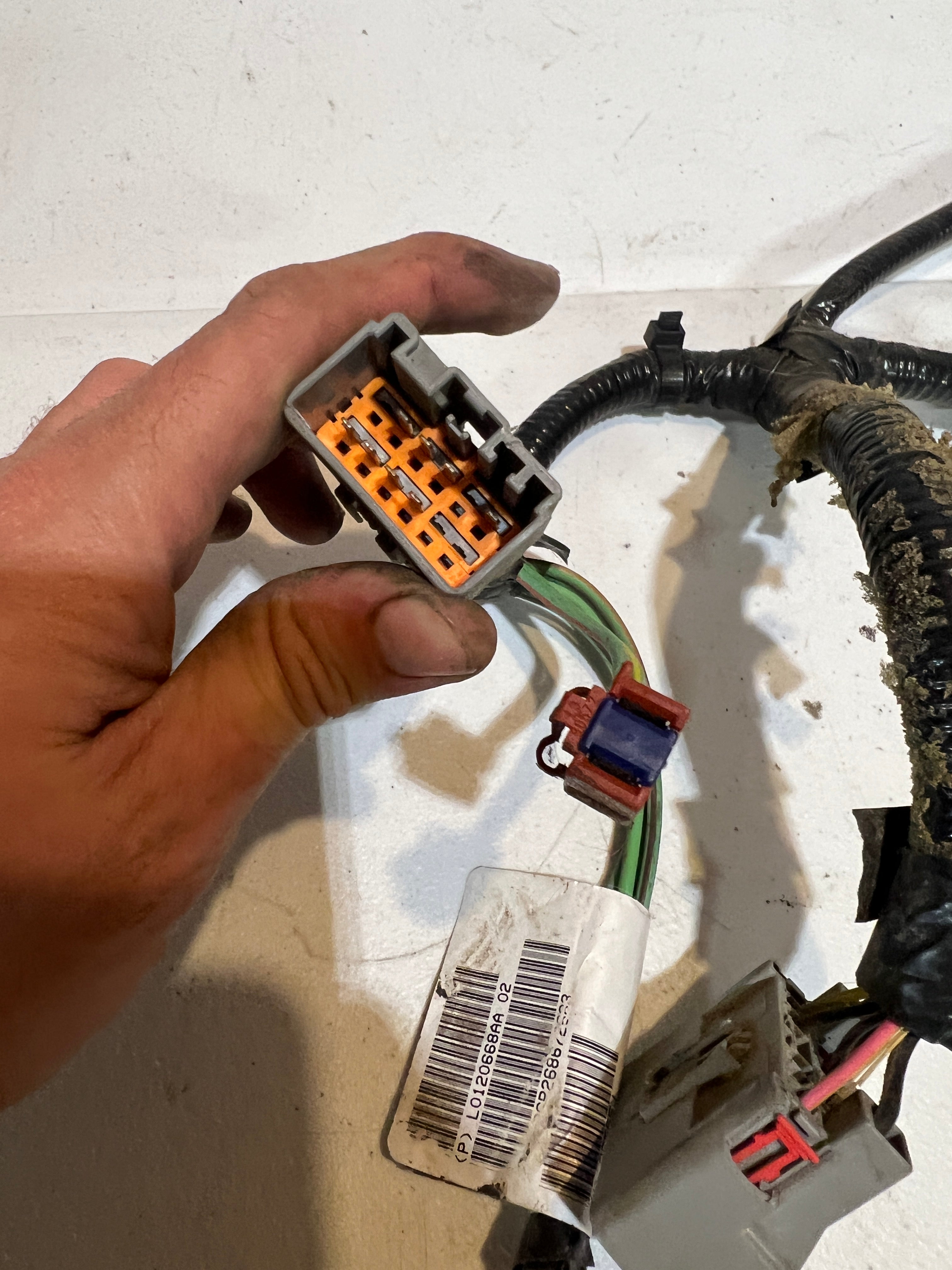 2007-2010 Dodge Ram Front Driver Power Seat Wiring Harness