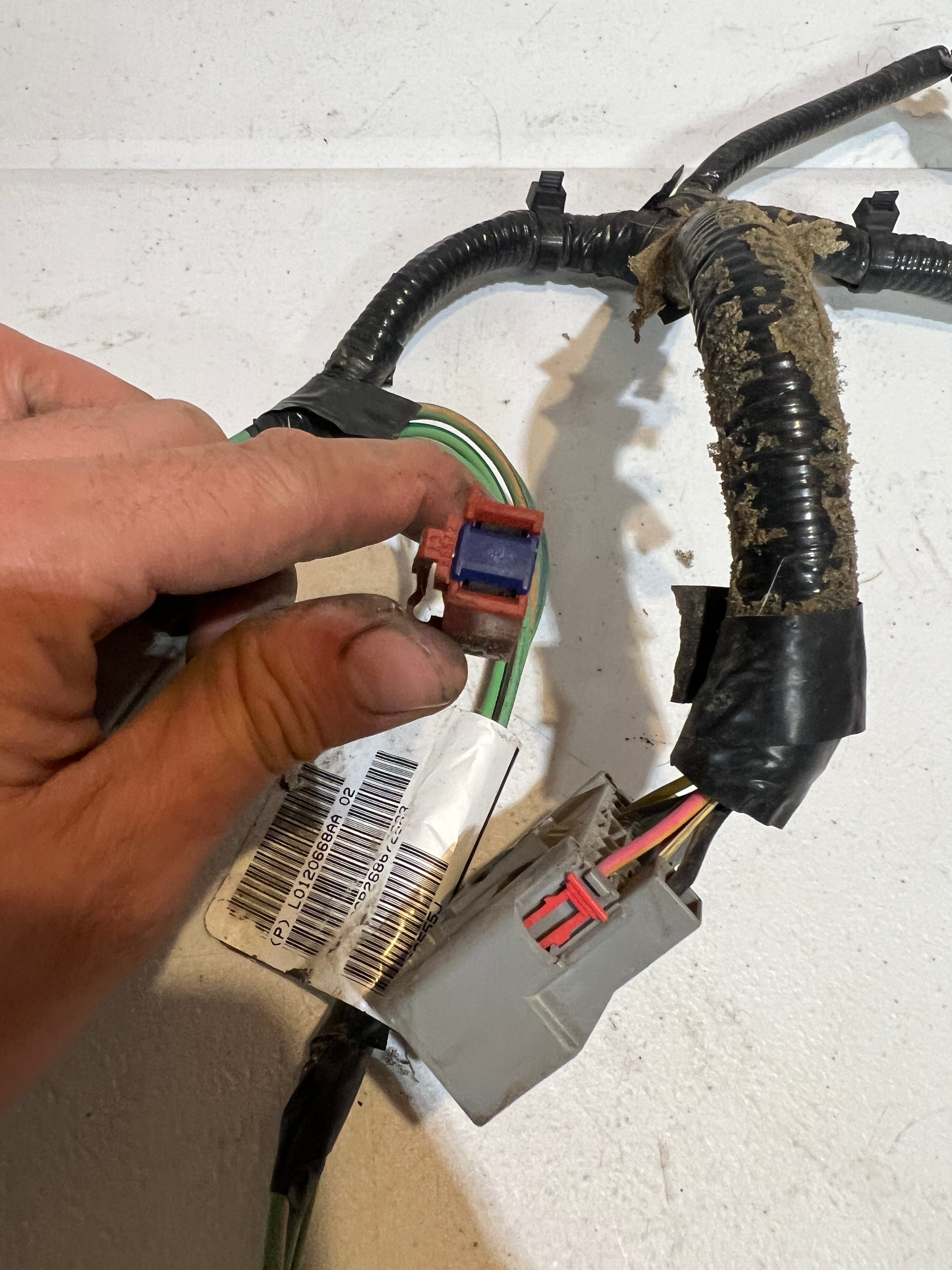 2007-2010 Dodge Ram Front Driver Power Seat Wiring Harness