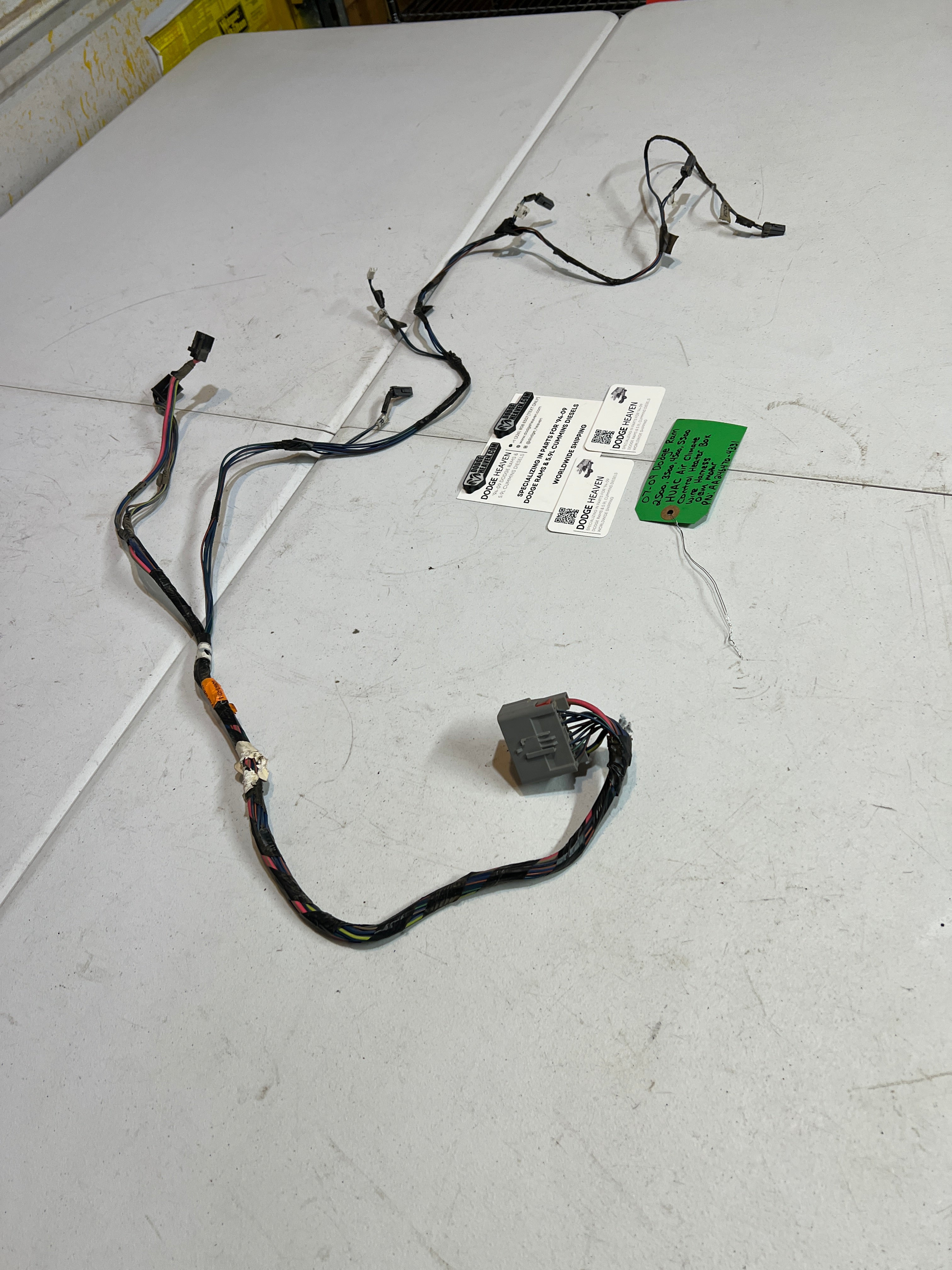 2007-2009 Dodge Ram 2500-5500 HVAC Heater Box Wire Harness