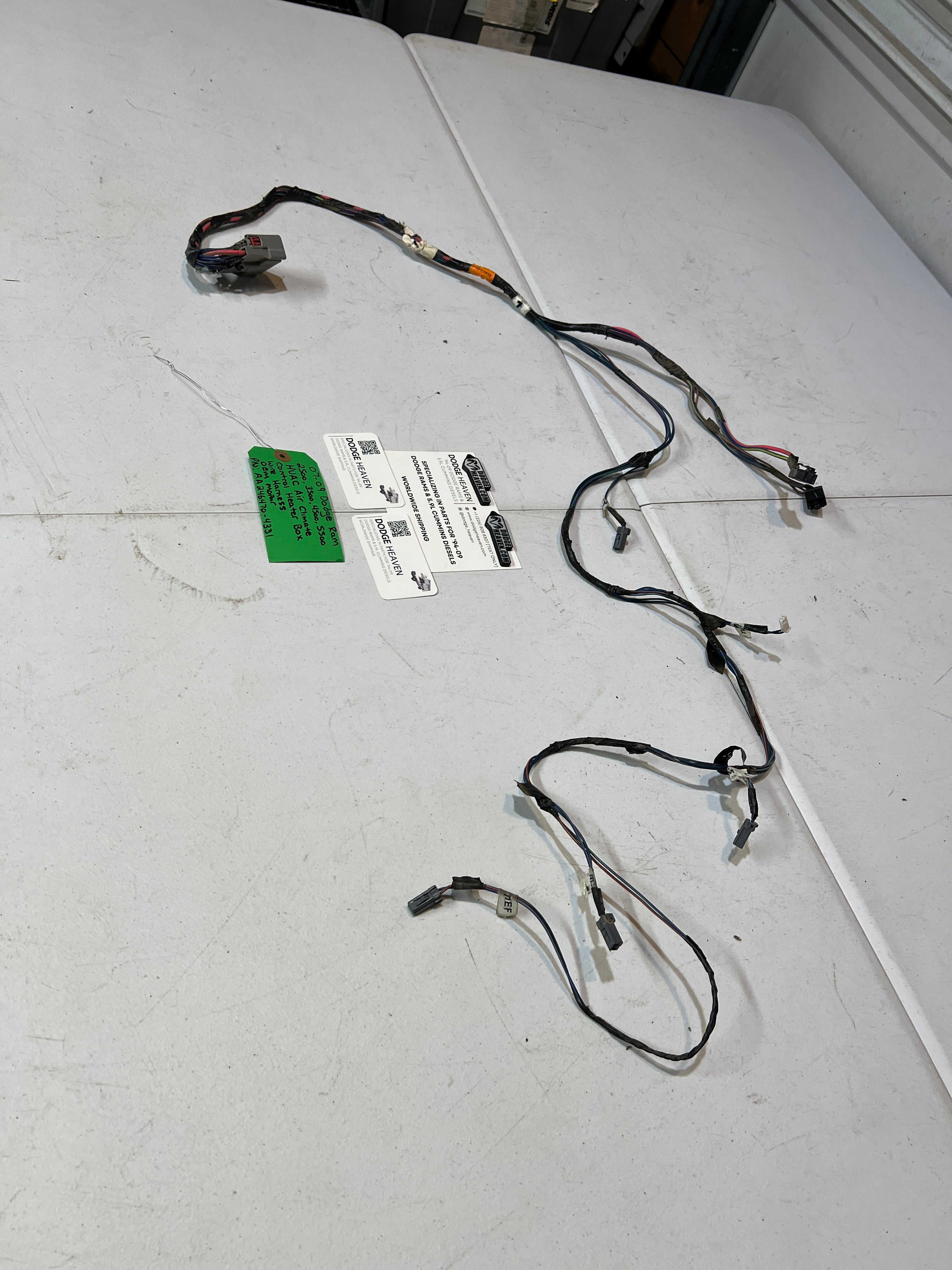 2007-2009 Dodge Ram 2500-5500 HVAC Heater Box Wire Harness