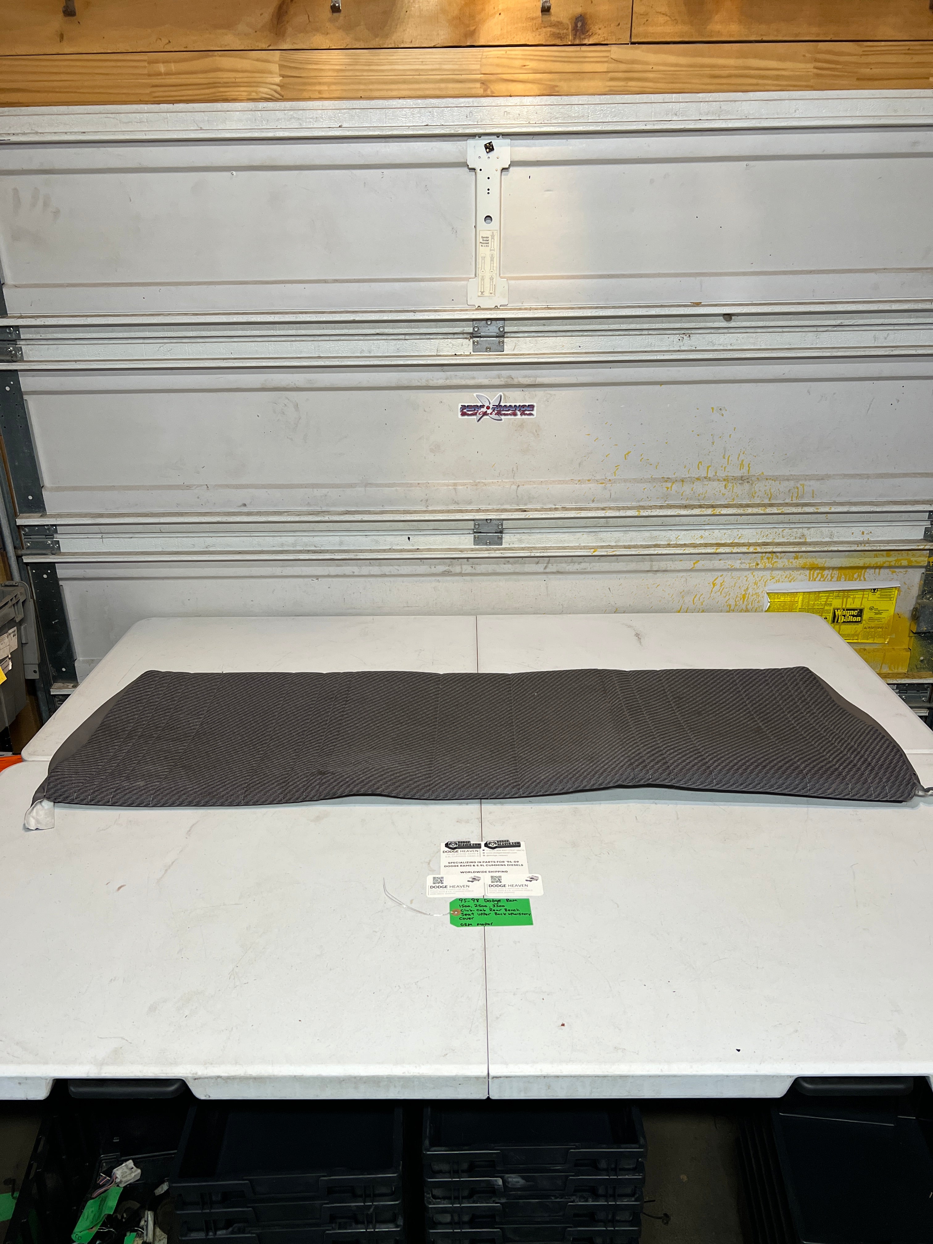 1995-1998 Dodge Ram Club-Cab Rear Bench Seat Back Upholstery Cover