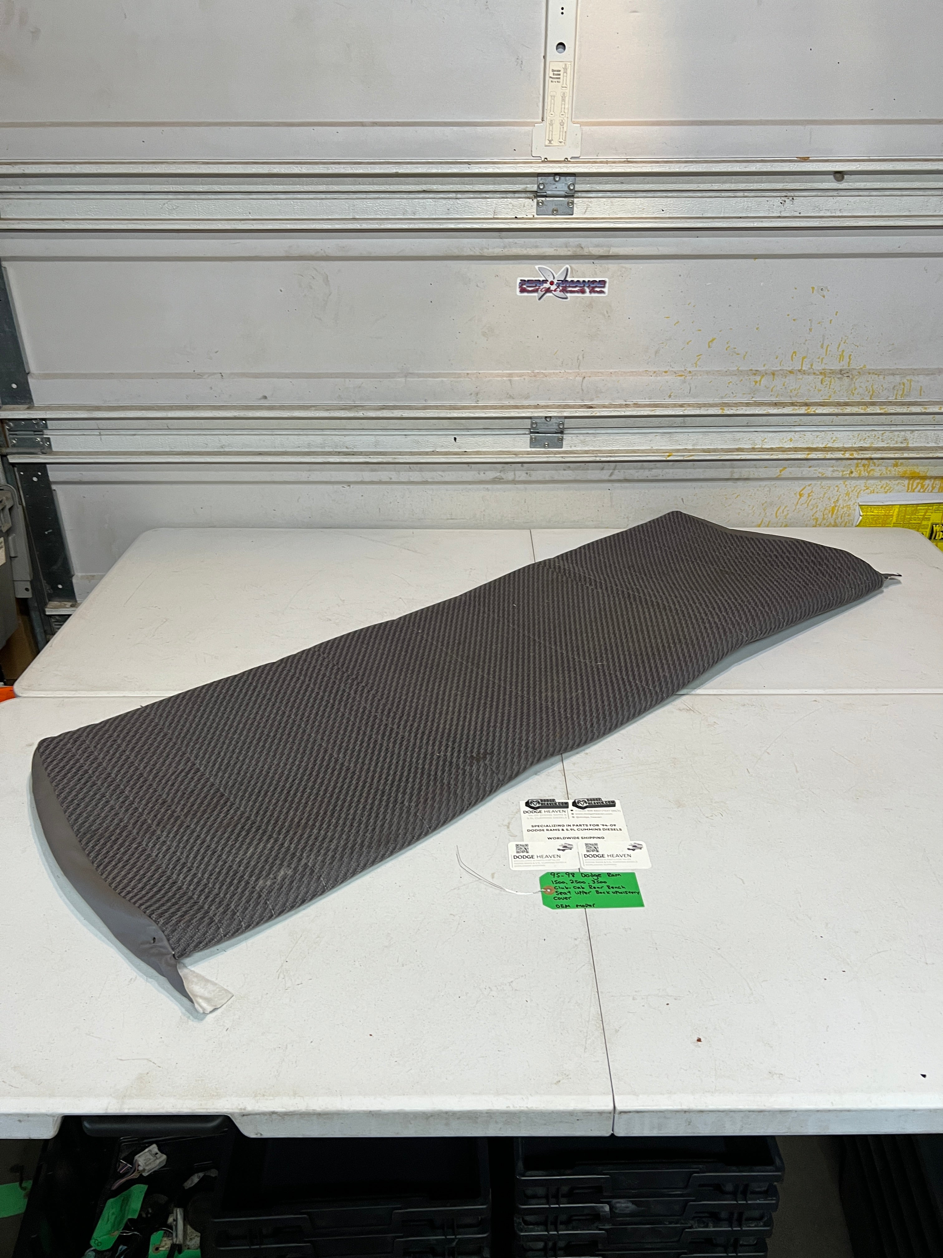1995-1998 Dodge Ram Club-Cab Rear Bench Seat Back Upholstery Cover