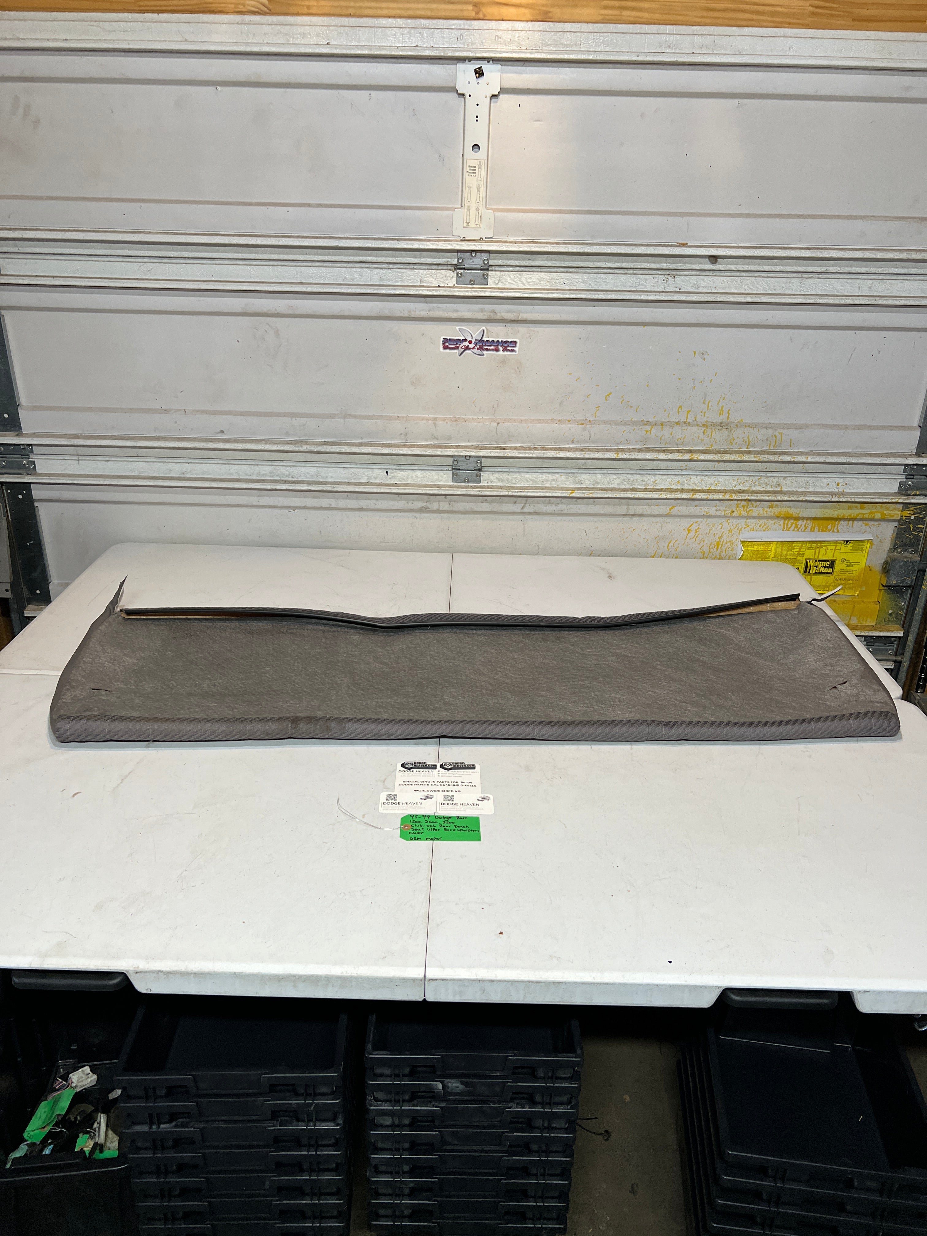1995-1998 Dodge Ram Club-Cab Rear Bench Seat Back Upholstery Cover