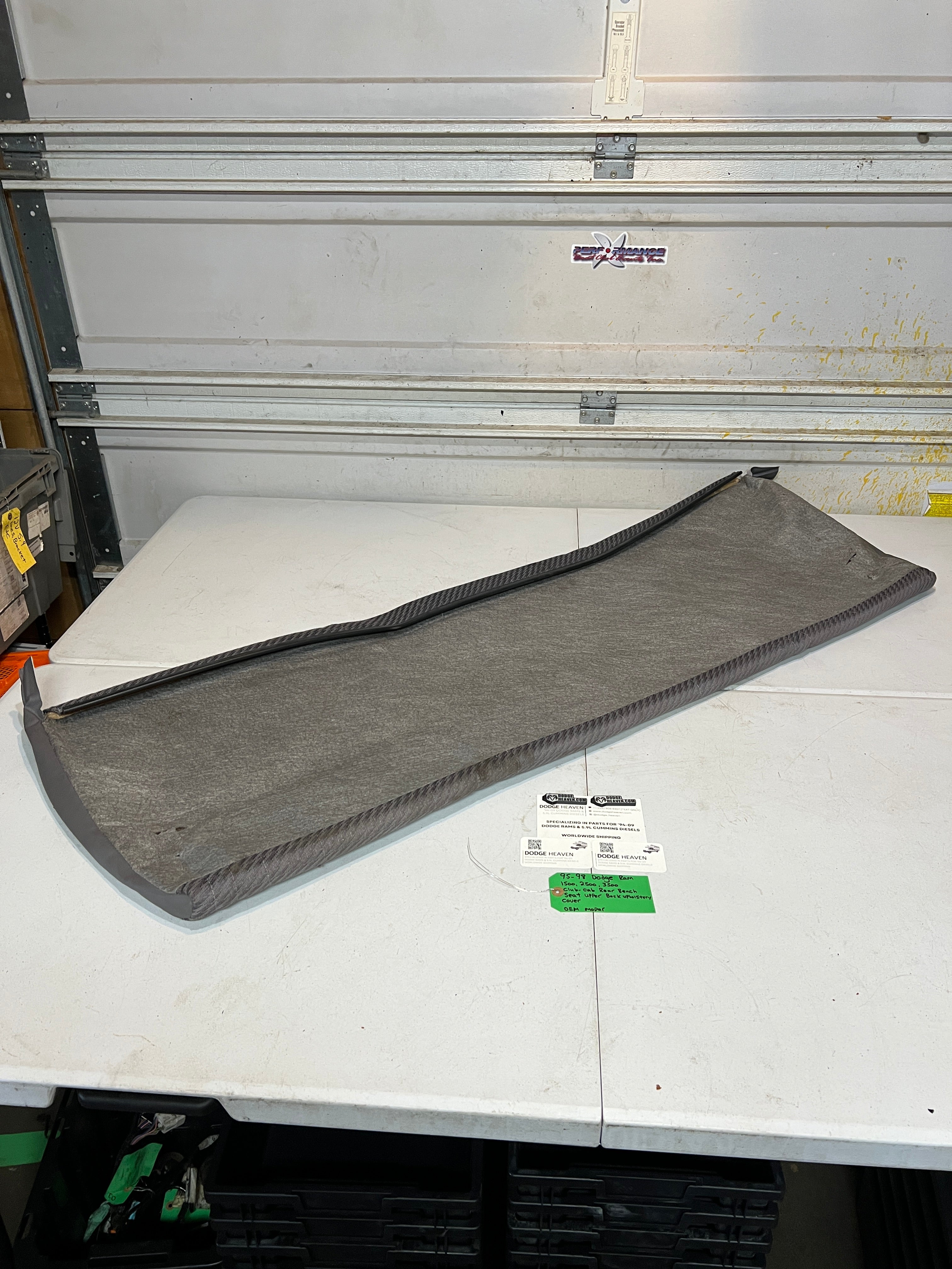 1995-1998 Dodge Ram Club-Cab Rear Bench Seat Back Upholstery Cover