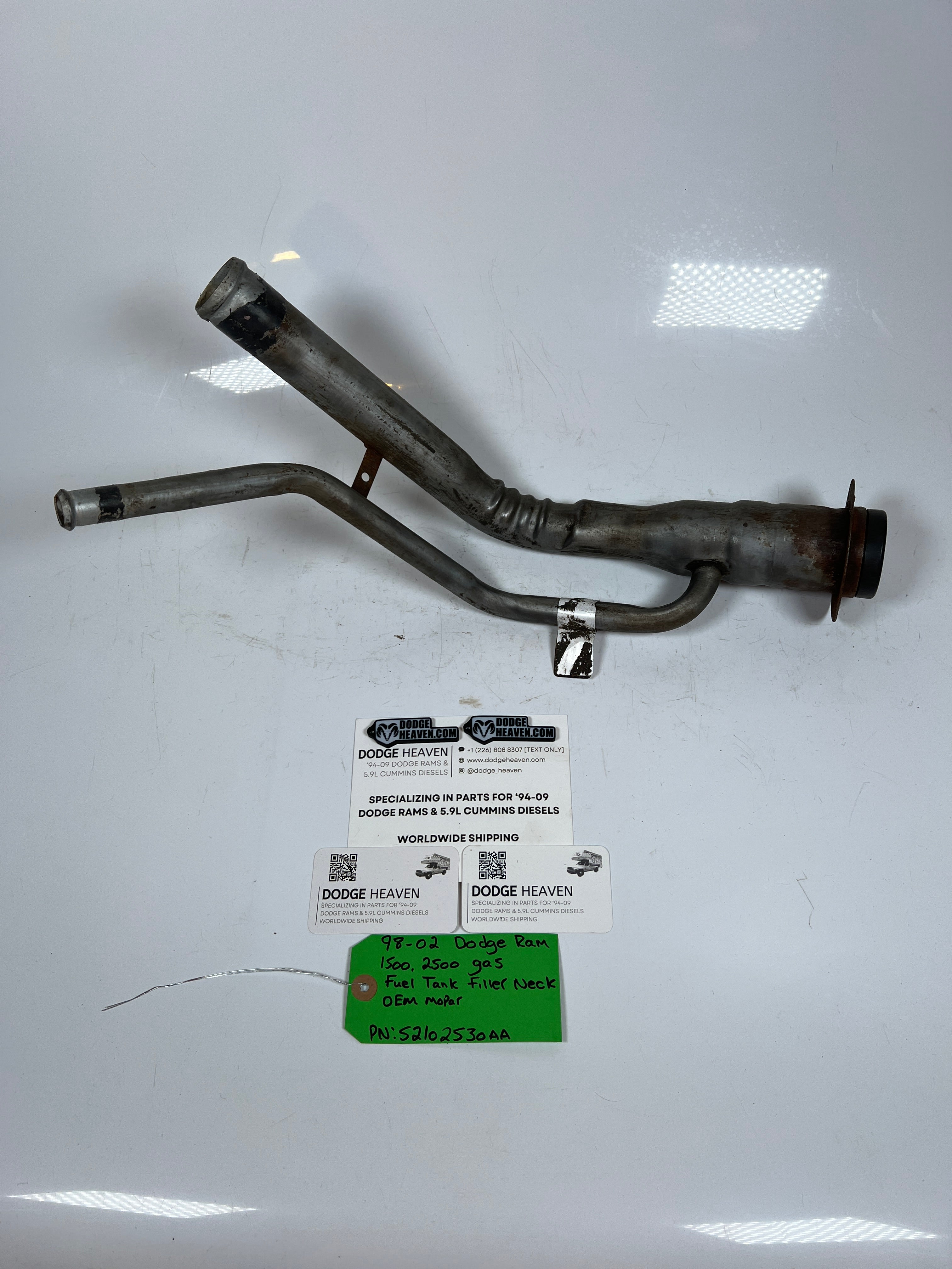 1998-2002 Dodge Ram 1500 2500 Gas Tank Filler Neck