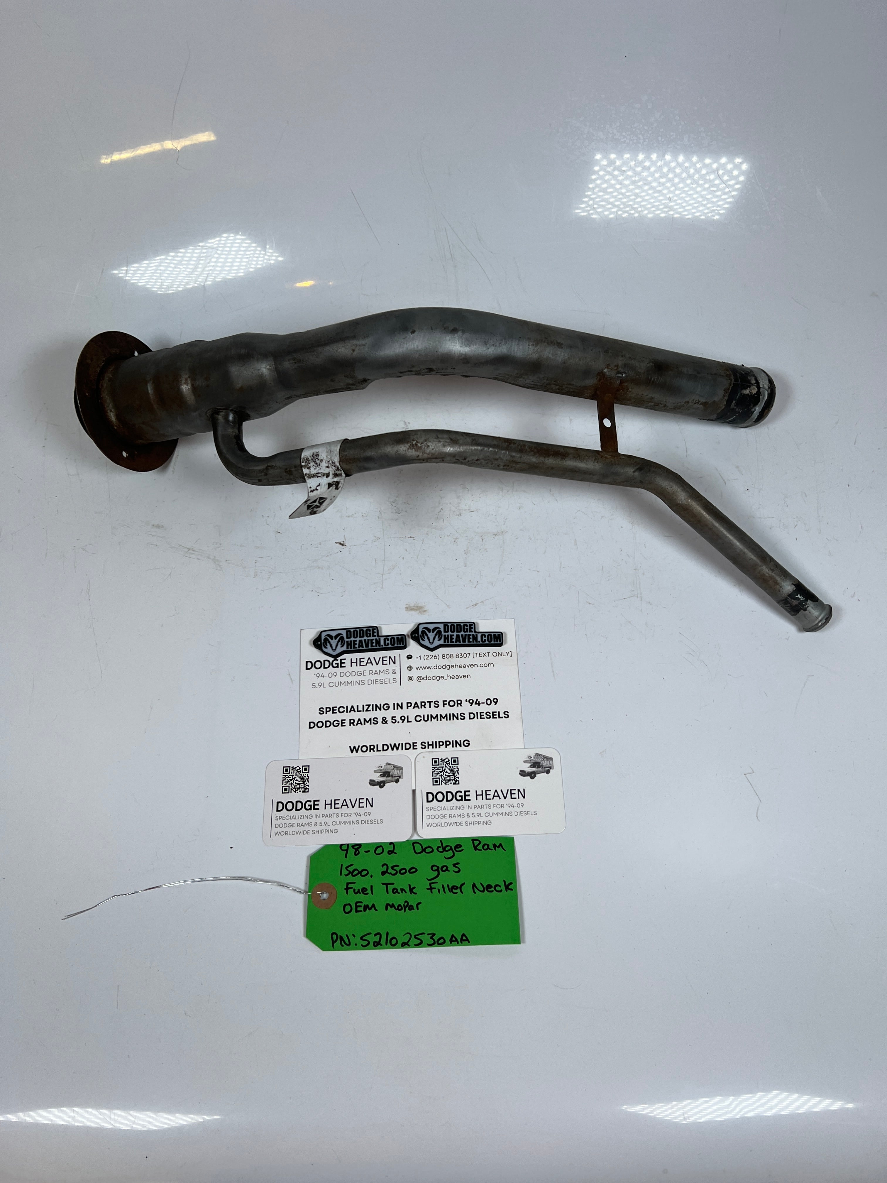 1998-2002 Dodge Ram 1500 2500 Gas Tank Filler Neck