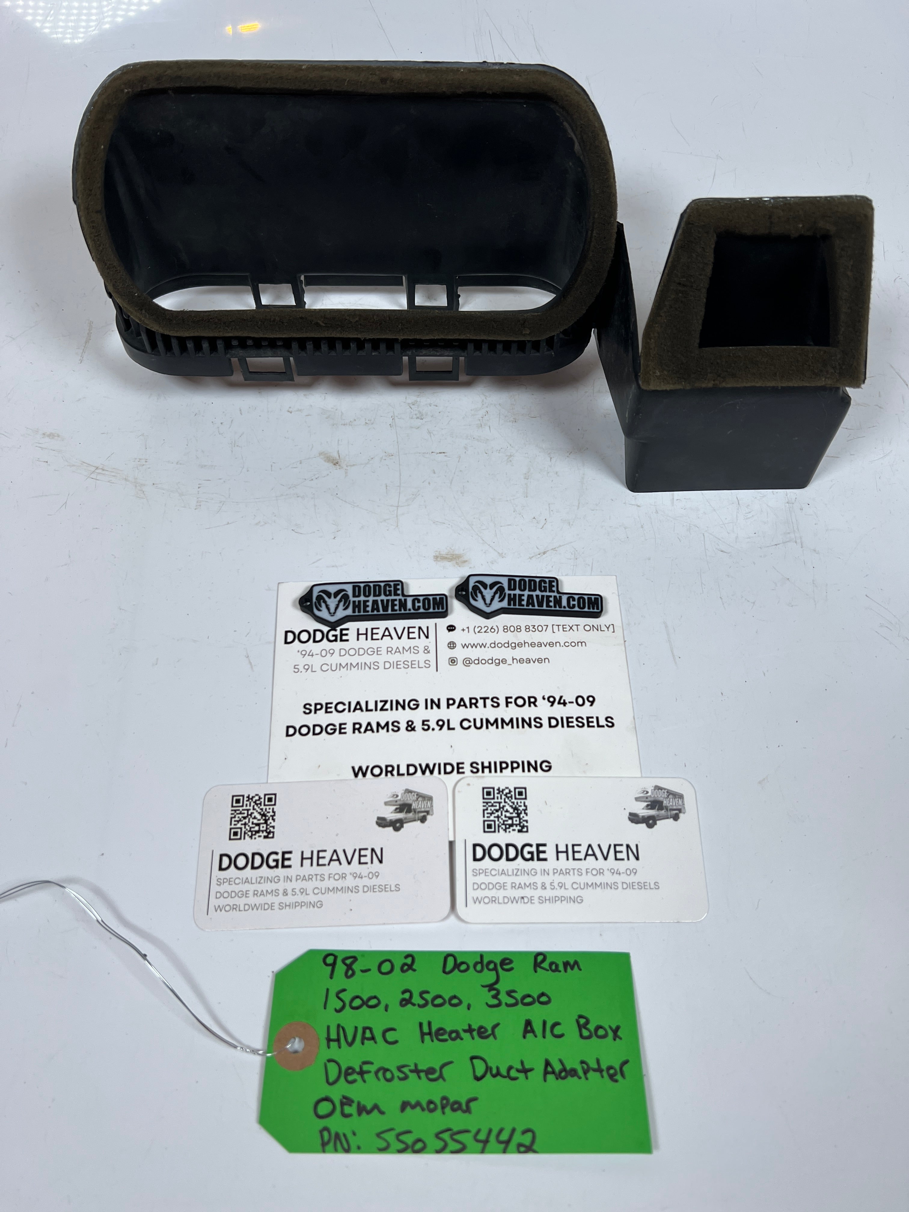 1998-2002 Dodge Ram 1500-3500 HVAC A/C Box Defroster Duct