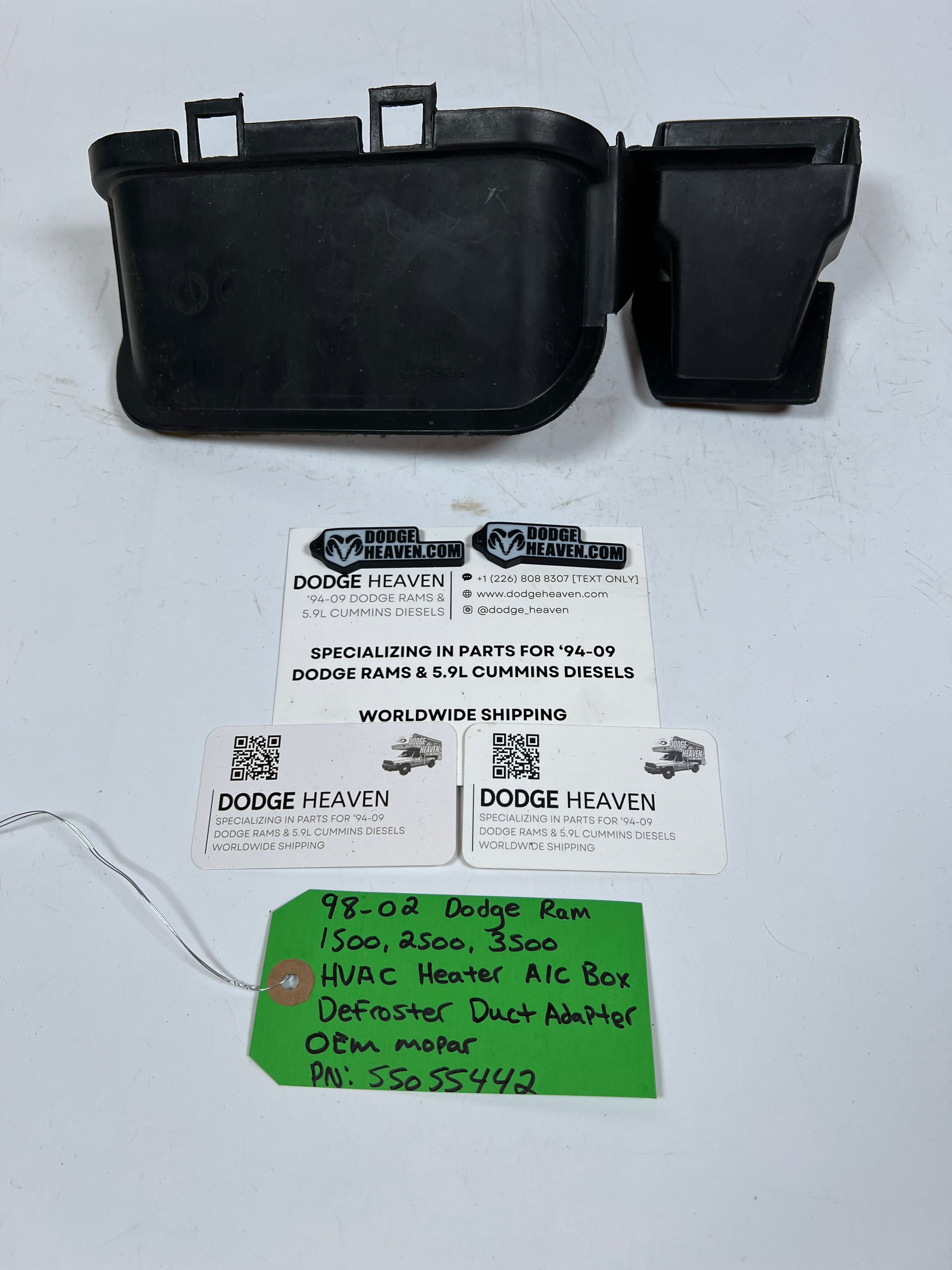 1998-2002 Dodge Ram 1500-3500 HVAC A/C Box Defroster Duct