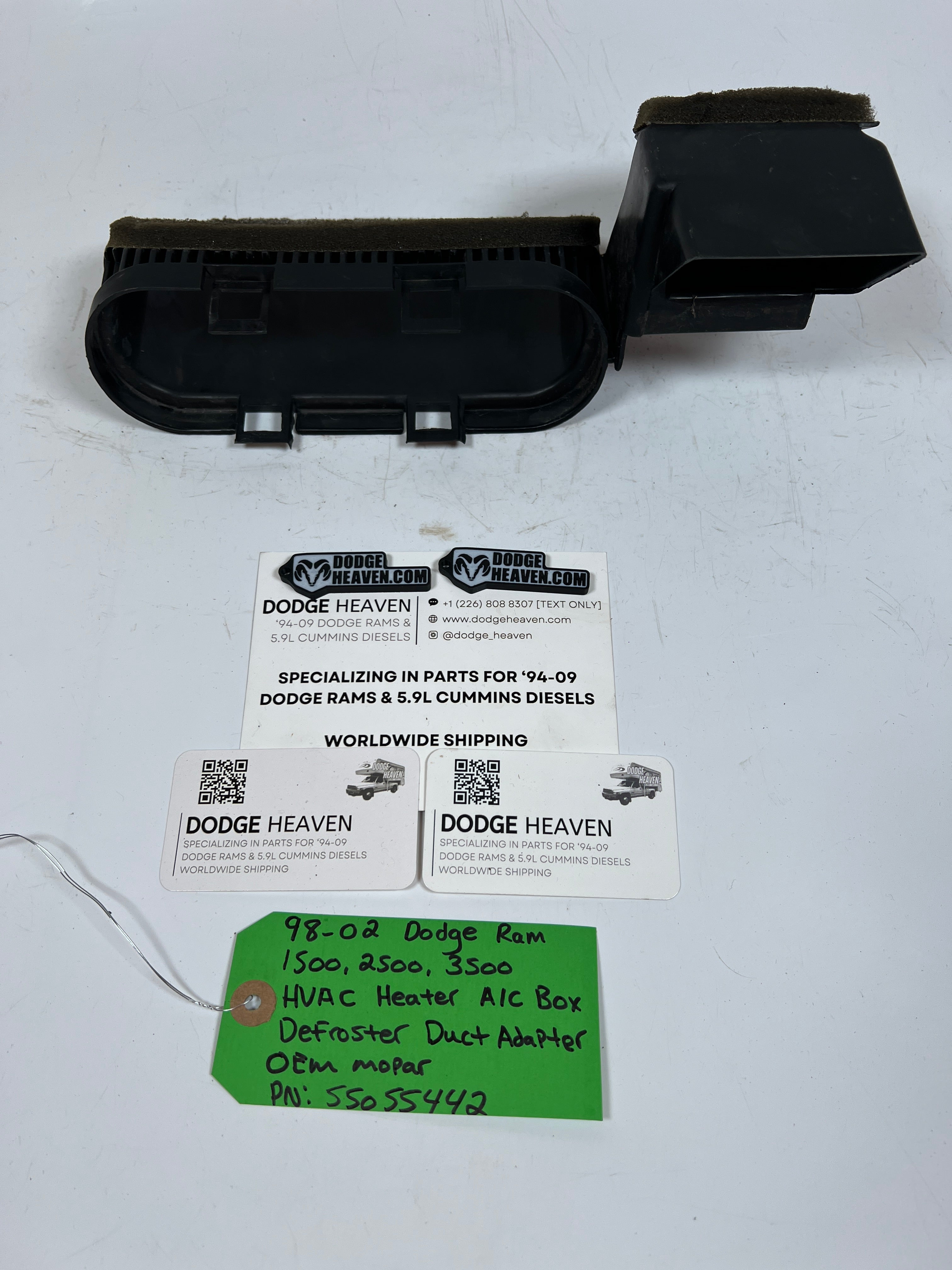 1998-2002 Dodge Ram 1500-3500 HVAC A/C Box Defroster Duct