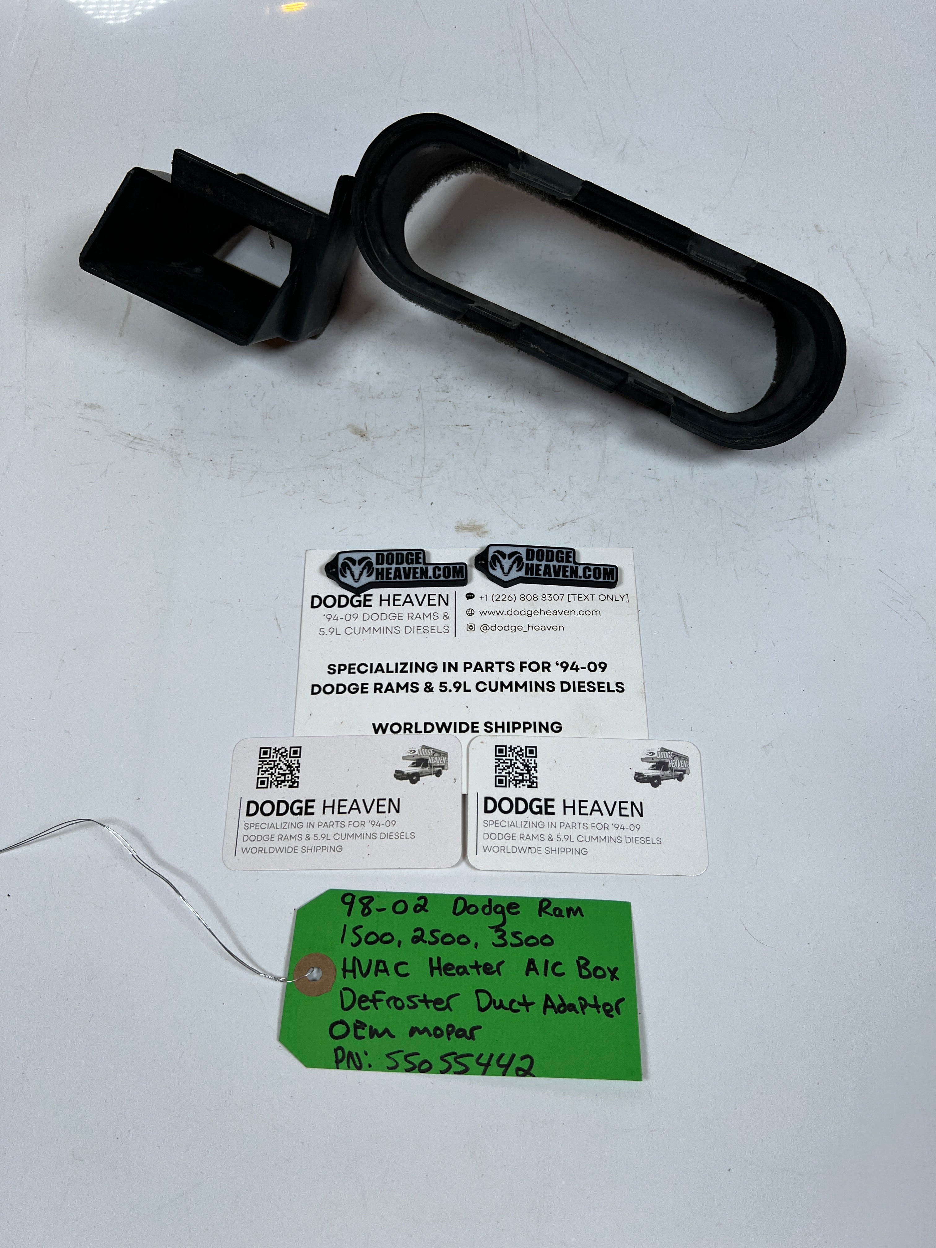 1998-2002 Dodge Ram 1500-3500 HVAC A/C Box Defroster Duct