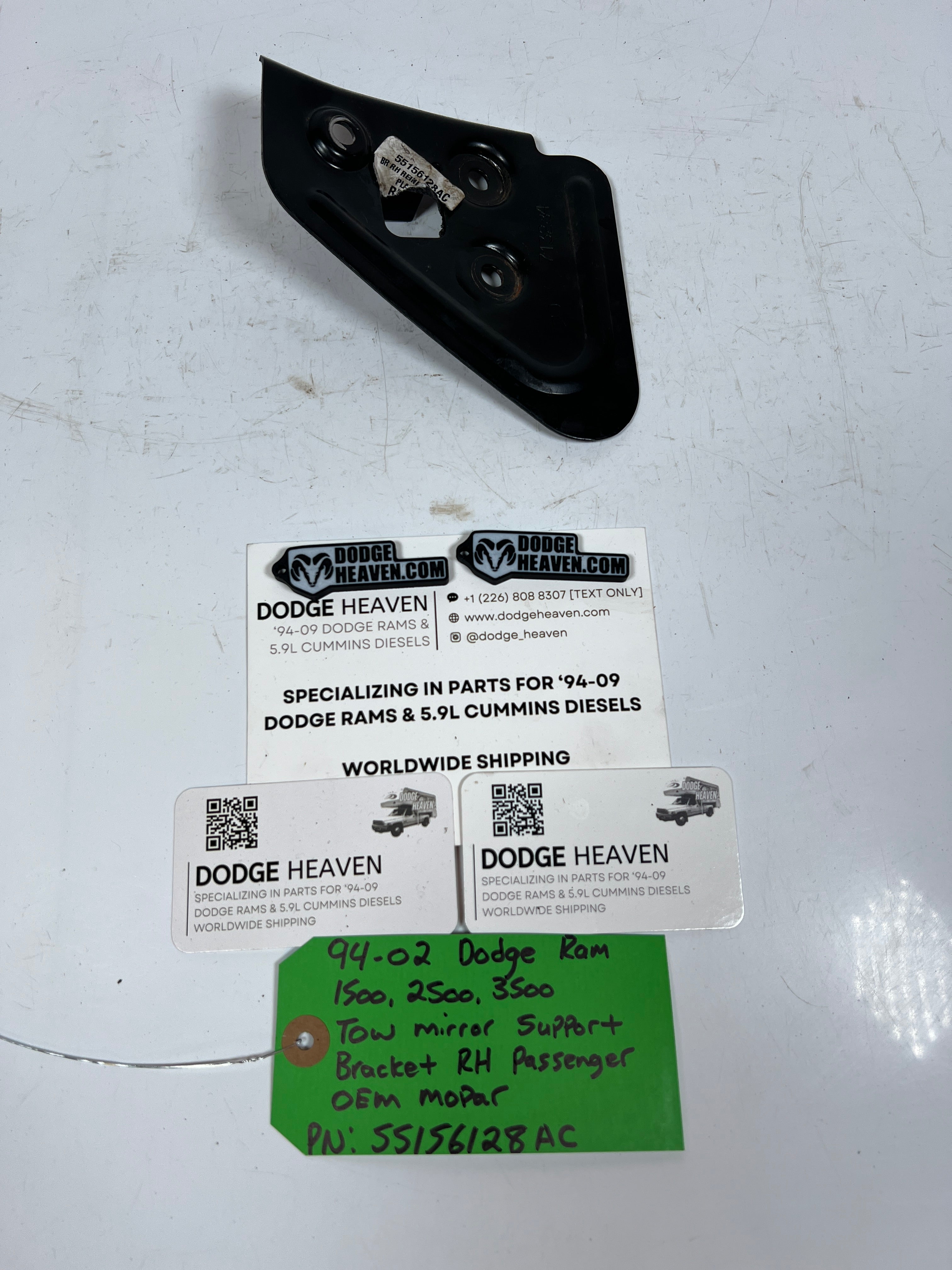1994-2002 Dodge Ram 1500-3500 Tow Mirror Support Bracket RH