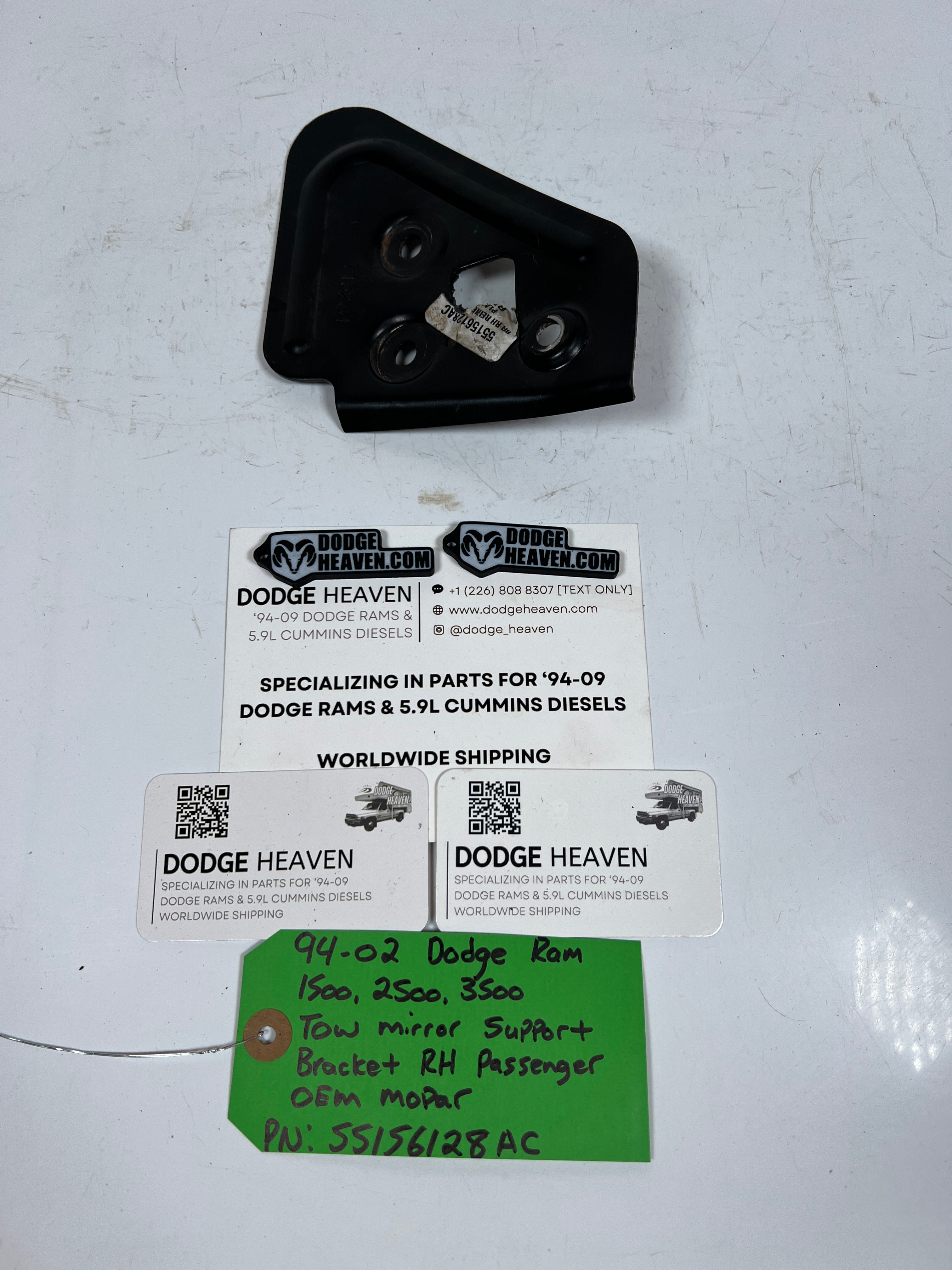 1994-2002 Dodge Ram 1500-3500 Tow Mirror Support Bracket RH