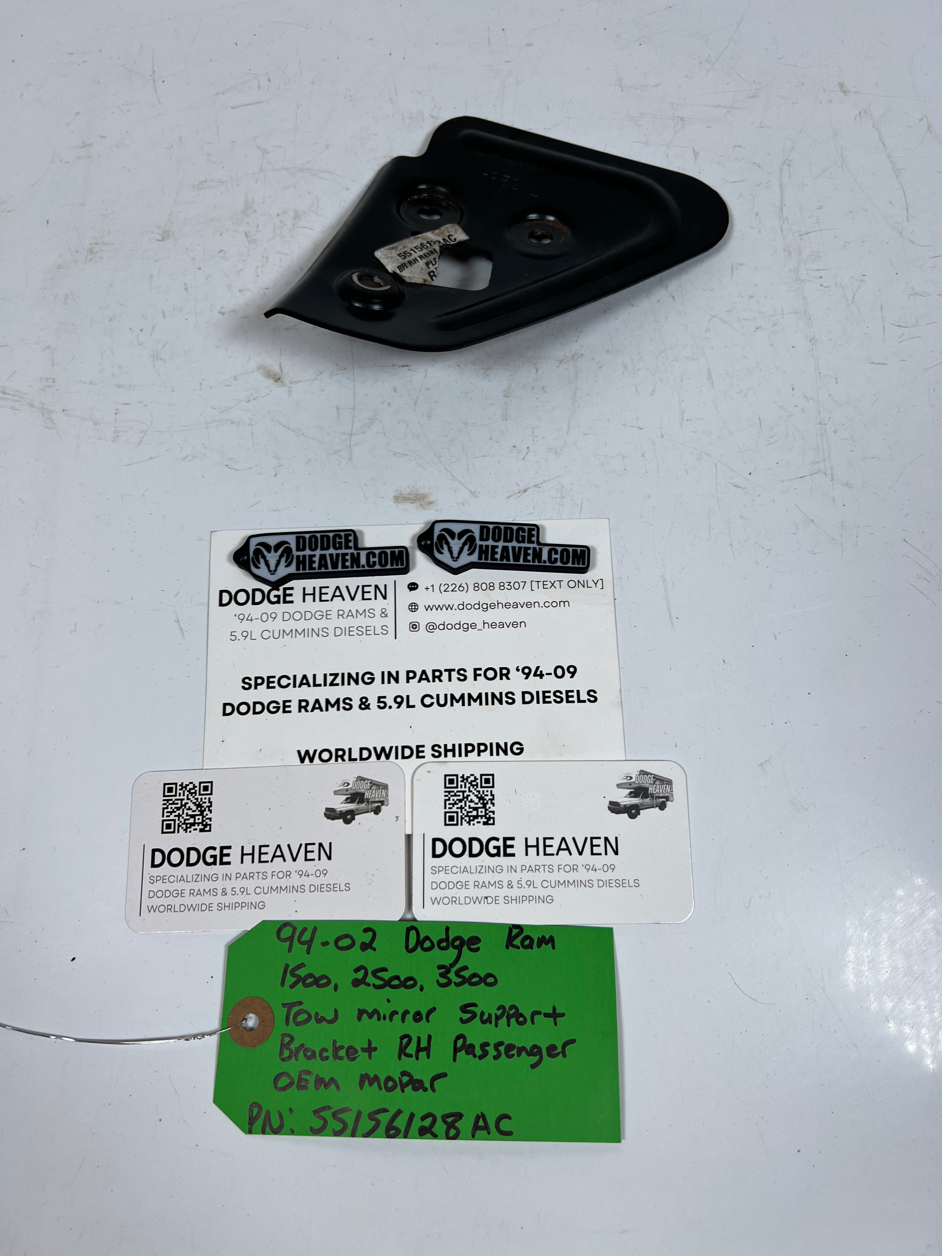 1994-2002 Dodge Ram 1500-3500 Tow Mirror Support Bracket RH