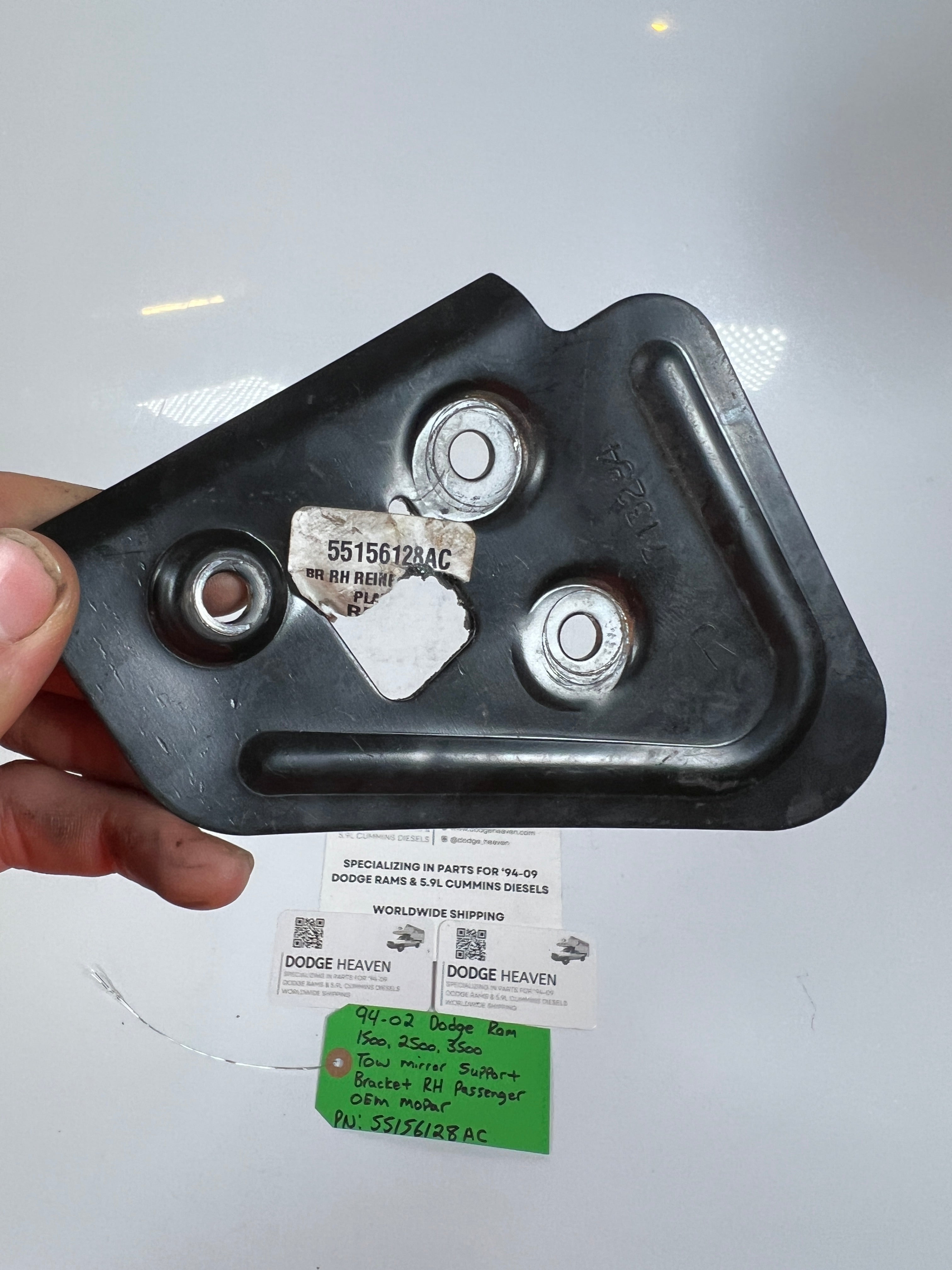 1994-2002 Dodge Ram 1500-3500 Tow Mirror Support Bracket RH