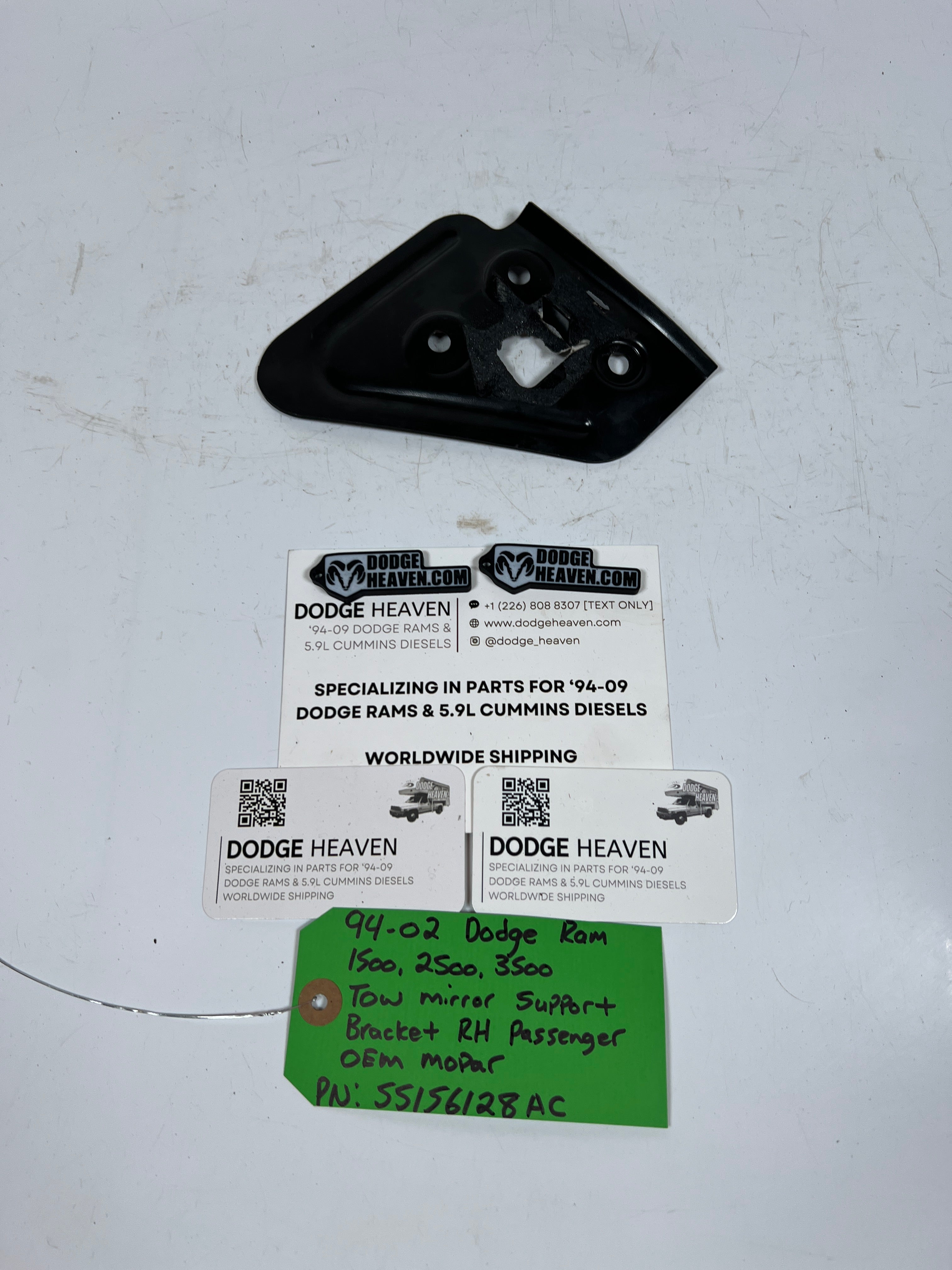 1994-2002 Dodge Ram 1500-3500 Tow Mirror Support Bracket RH