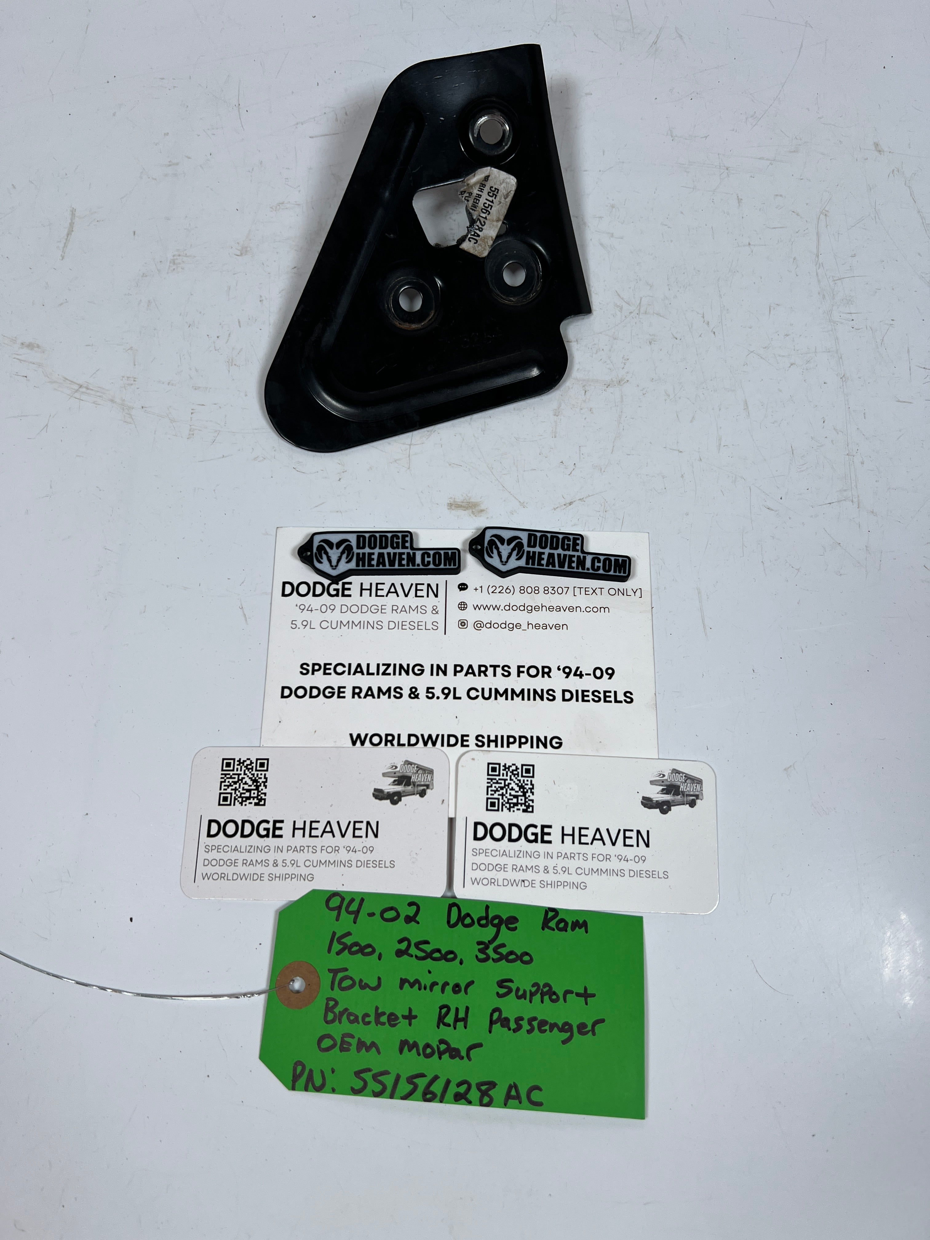 1994-2002 Dodge Ram 1500-3500 Tow Mirror Support Bracket RH