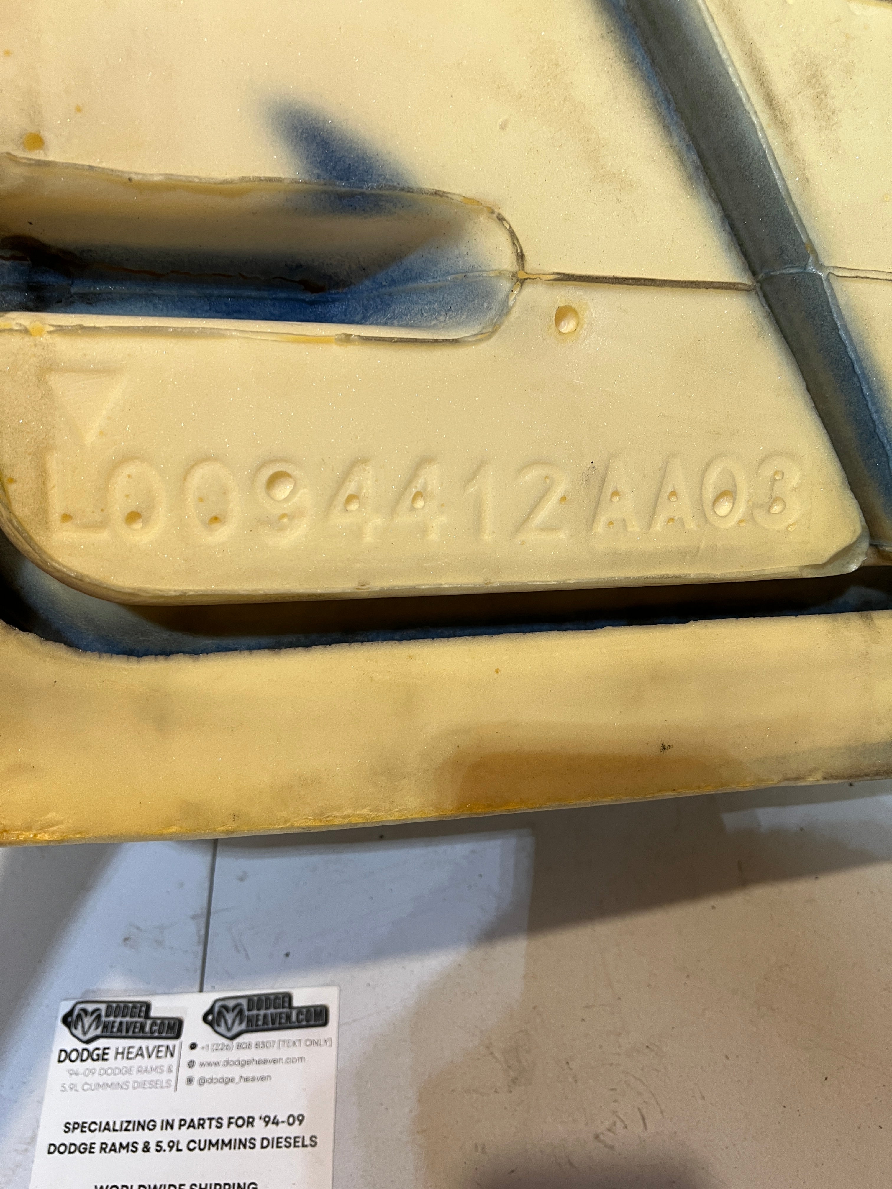 2006-2009 Dodge Ram 2500 3500 Quad Cab Driver & Passenger Seat Back Foam