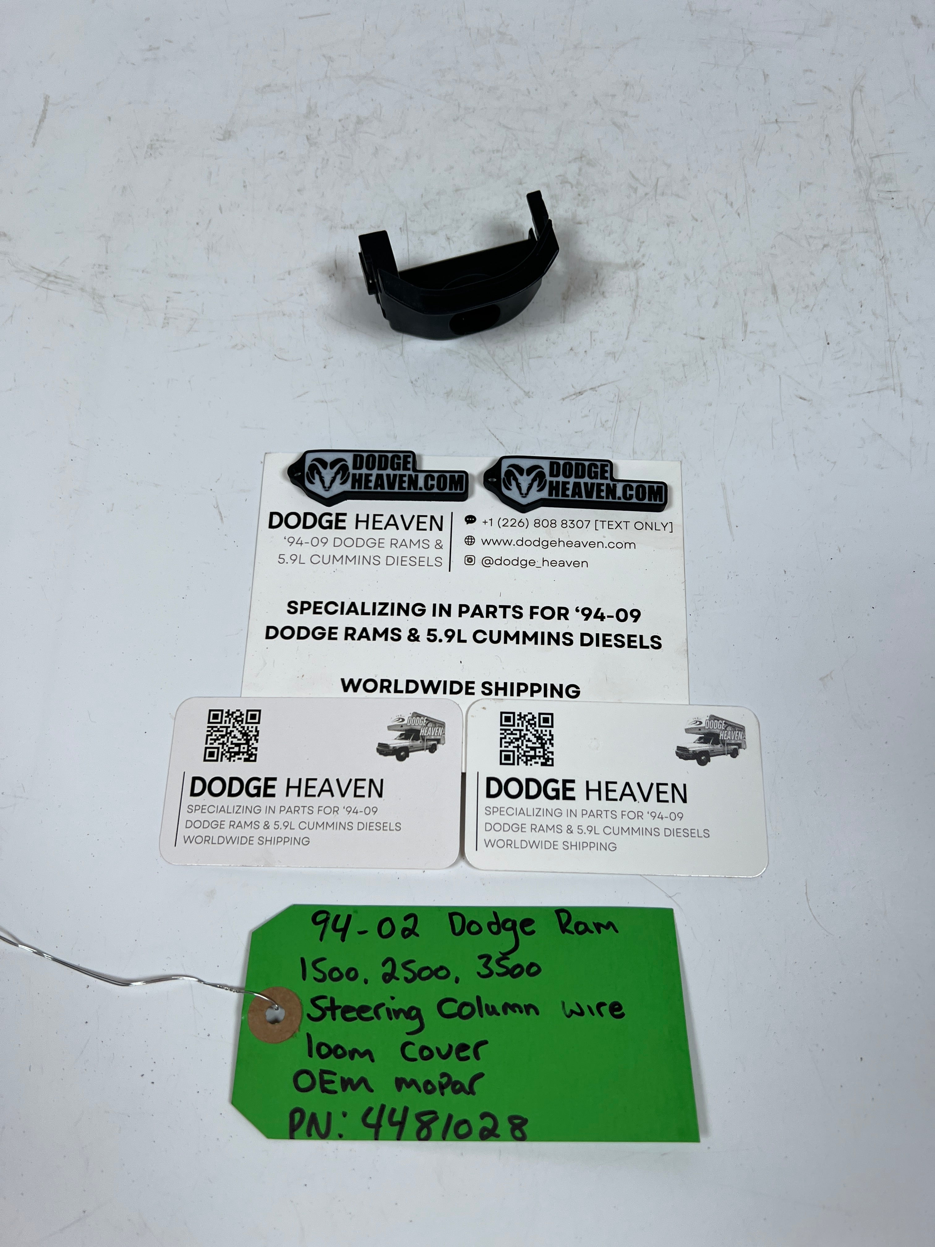 1994-2002 Dodge Ram Steering Column Wire Loom Cover Trim