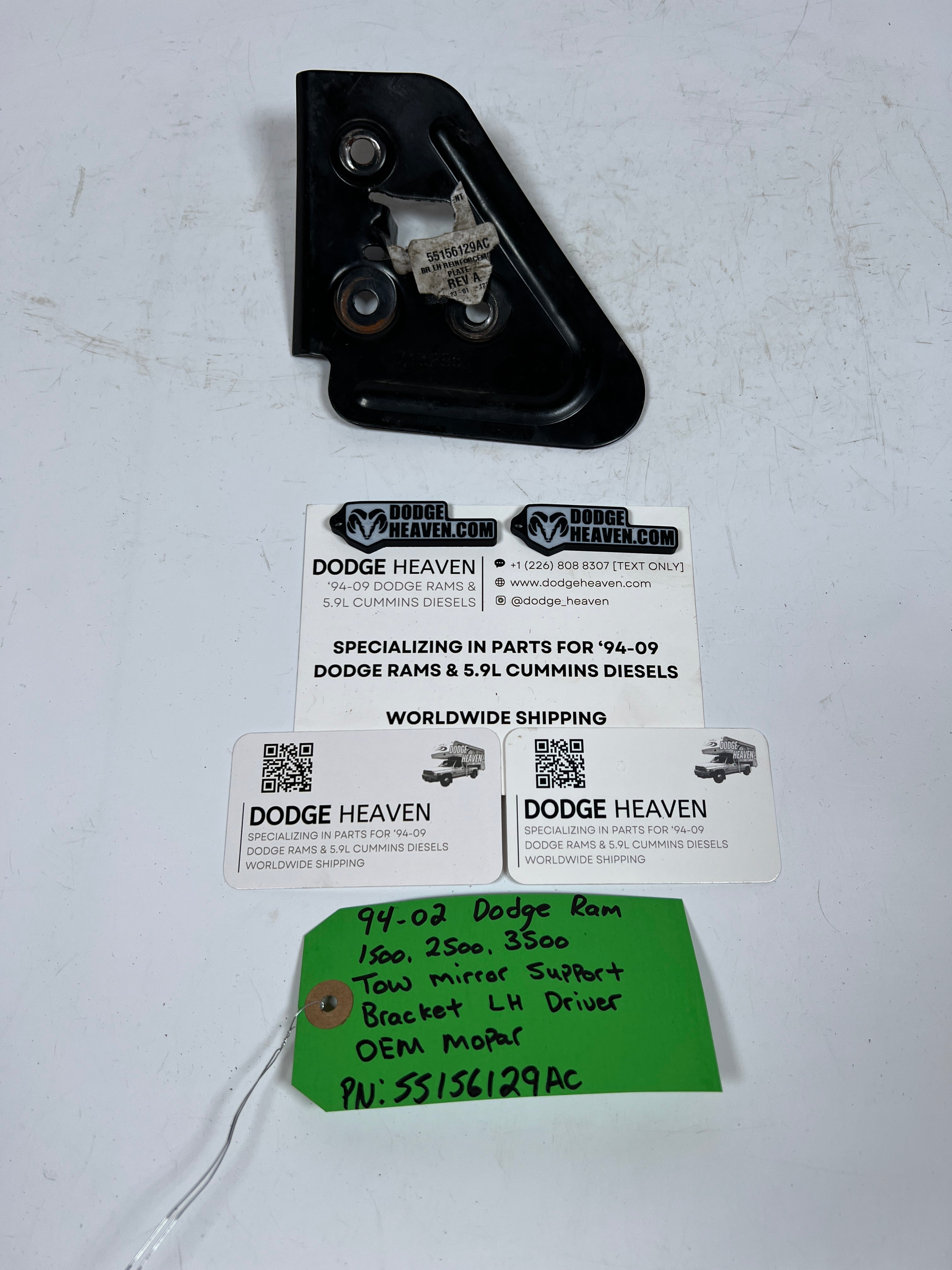 1994-2002 Dodge Ram 1500-3500 Tow Mirror Support Bracket LH