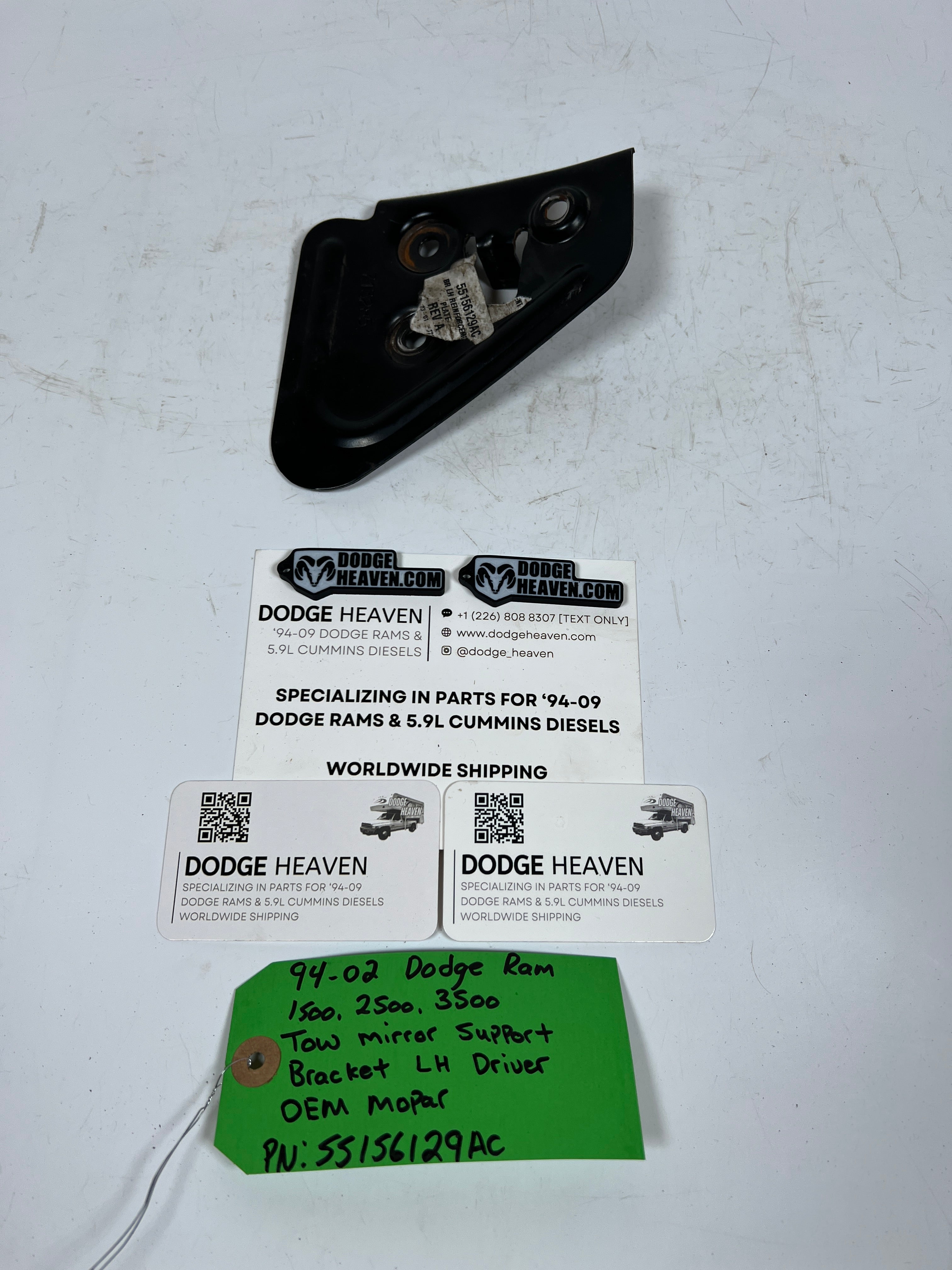 1994-2002 Dodge Ram 1500-3500 Tow Mirror Support Bracket LH