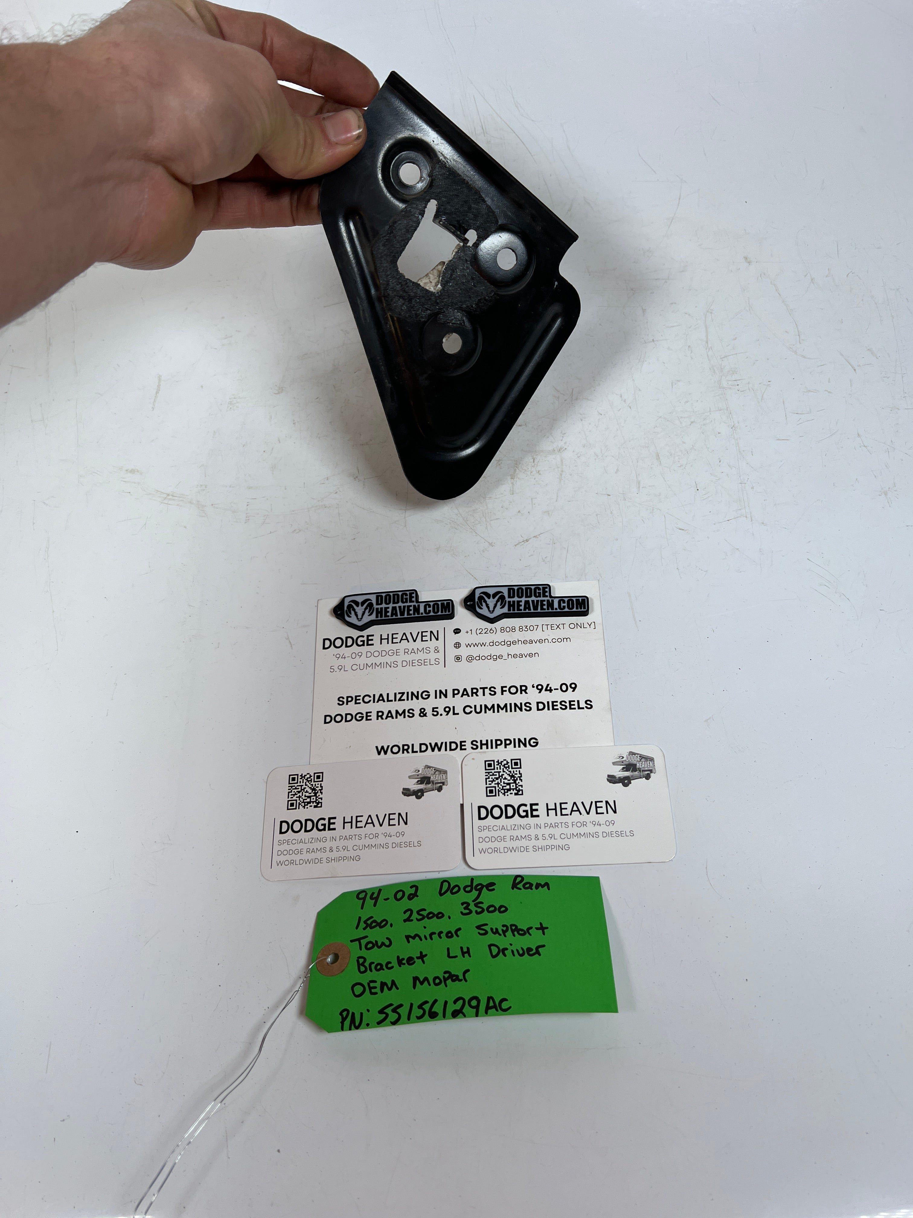 1994-2002 Dodge Ram 1500-3500 Tow Mirror Support Bracket LH