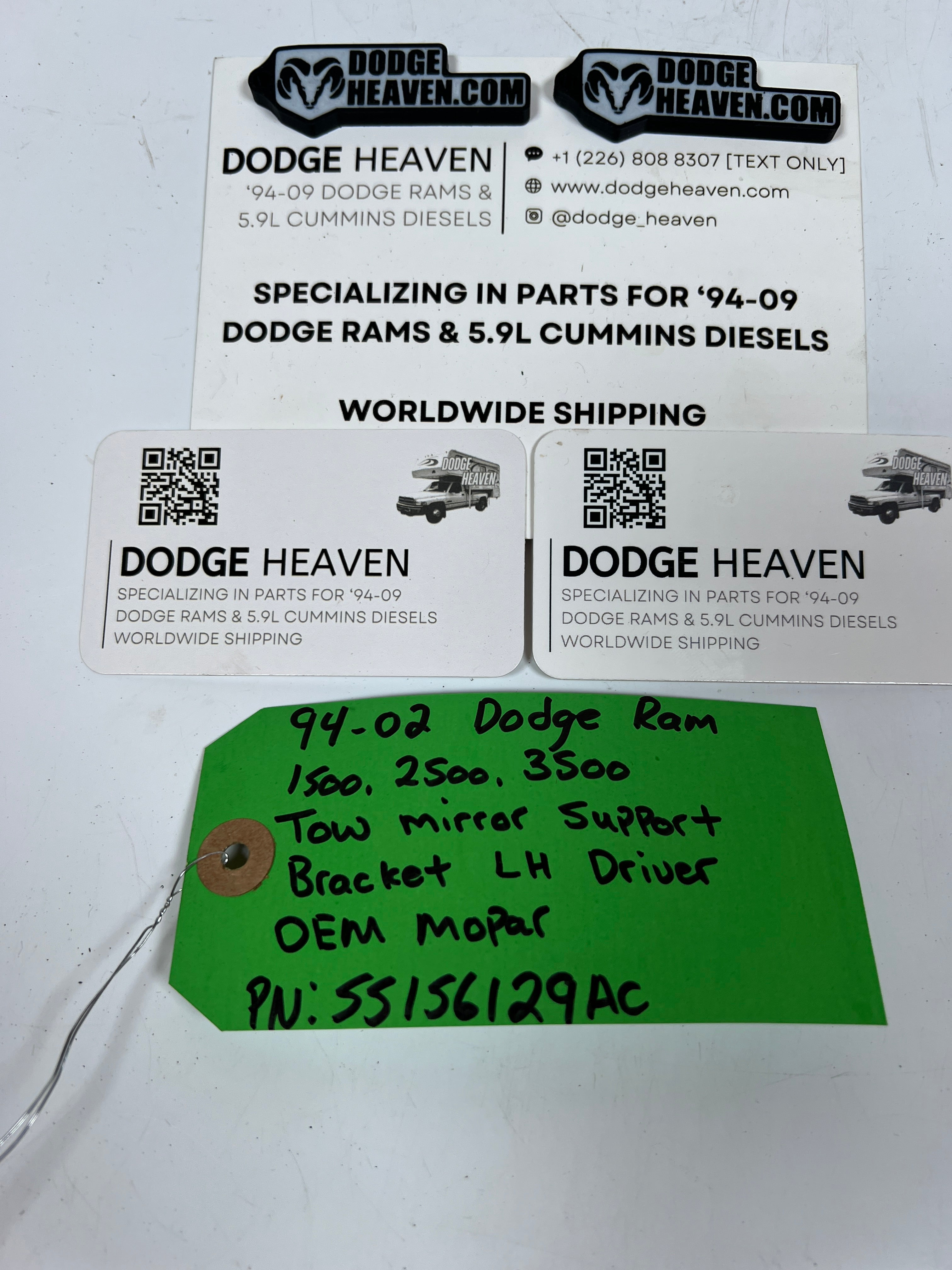 1994-2002 Dodge Ram 1500-3500 Tow Mirror Support Bracket LH