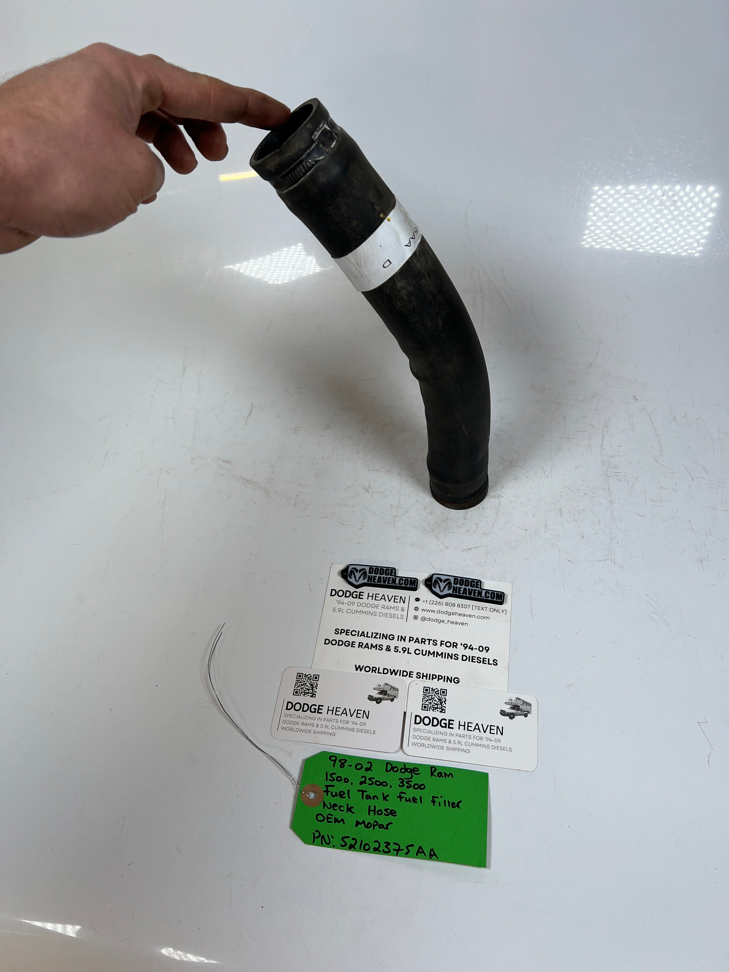 1998-2002 Dodge Ram 1500-3500 Fuel Tank Filler Neck Hose