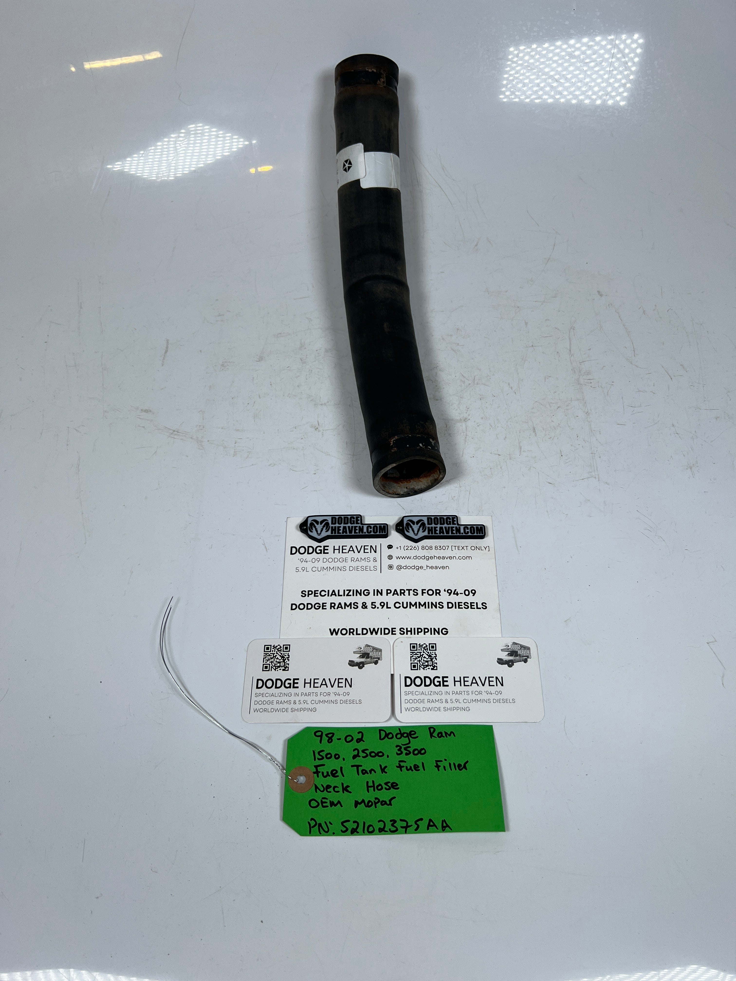 1998-2002 Dodge Ram 1500-3500 Fuel Tank Filler Neck Hose