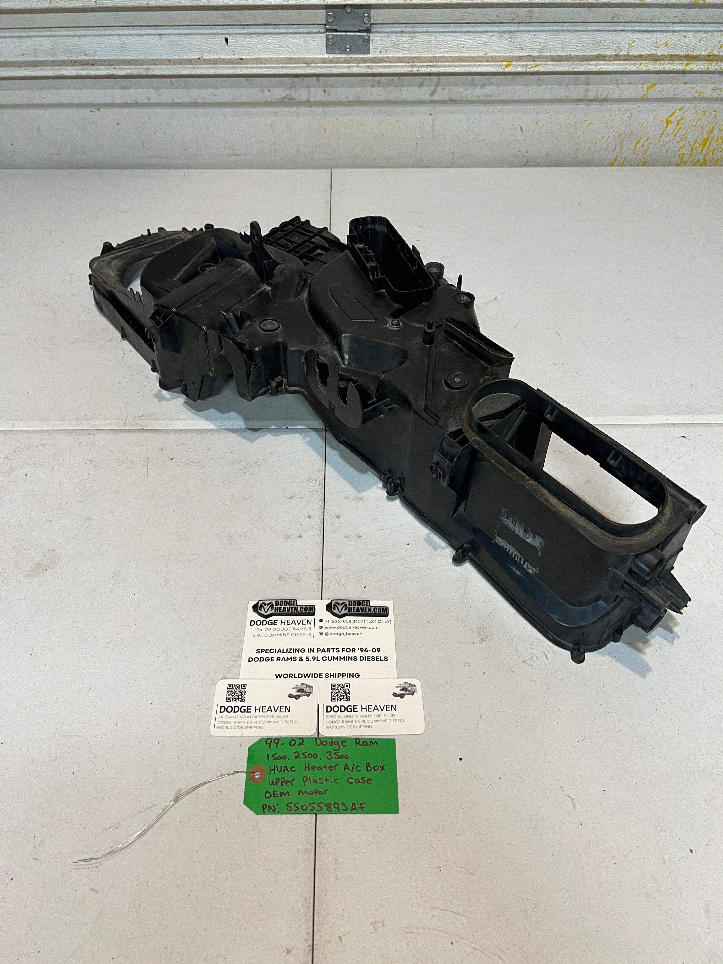 1999-2002 Dodge Ram 1500-3500 HVAC Heater A/C AC Box Upper Case