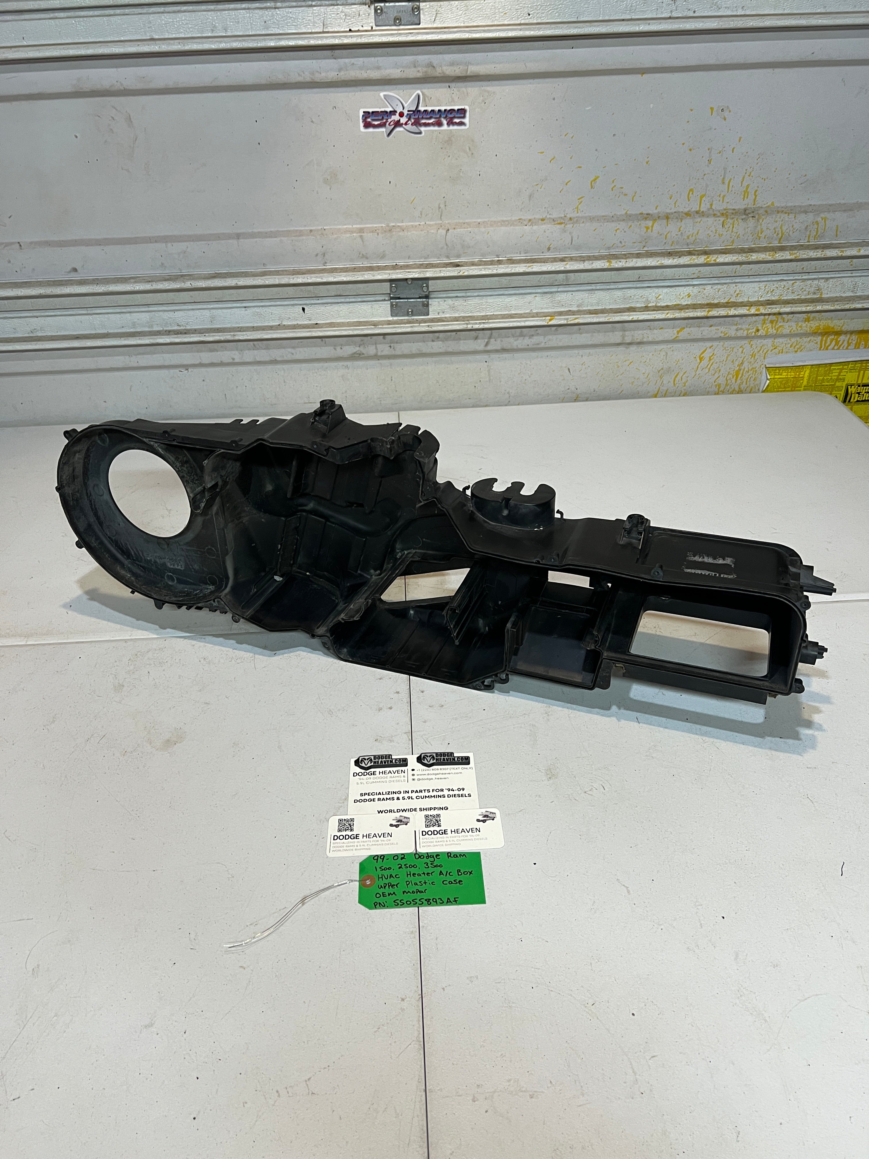 1999-2002 Dodge Ram 1500-3500 HVAC Heater A/C AC Box Upper Case