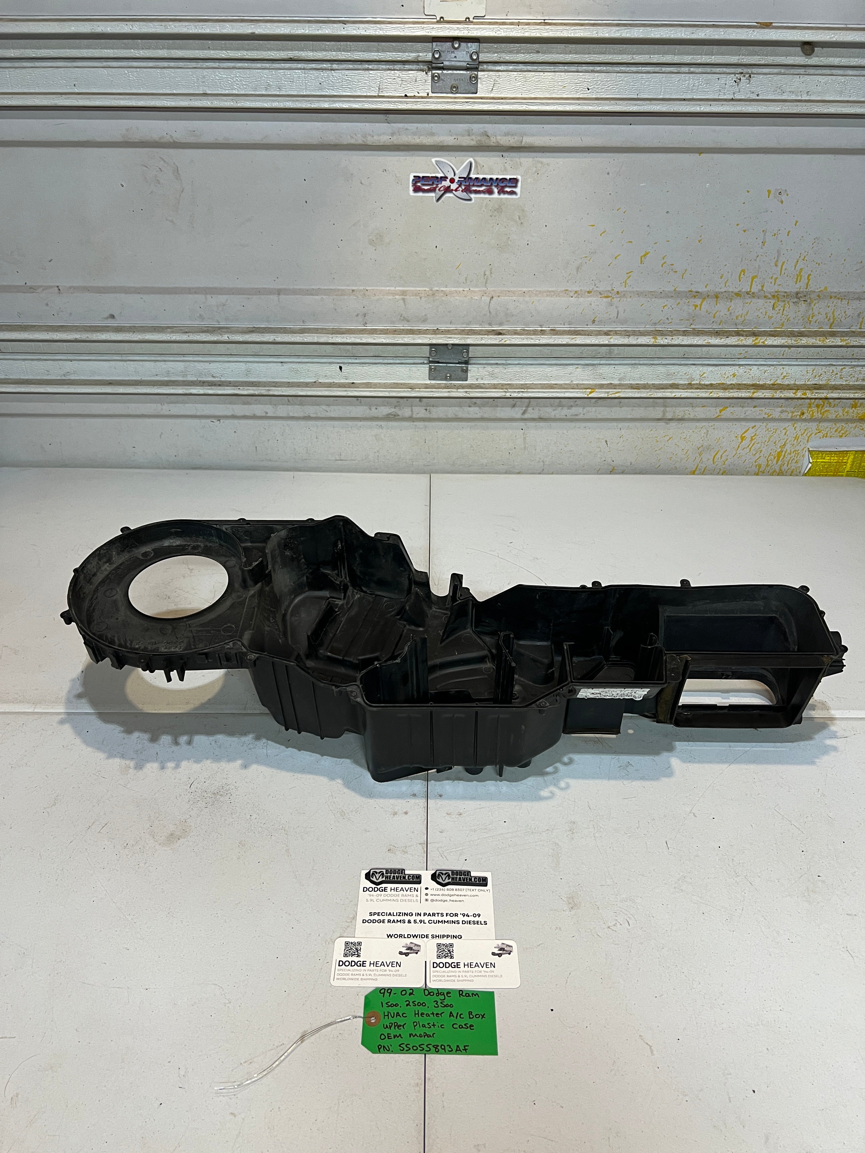 1999-2002 Dodge Ram 1500-3500 HVAC Heater A/C AC Box Upper Case