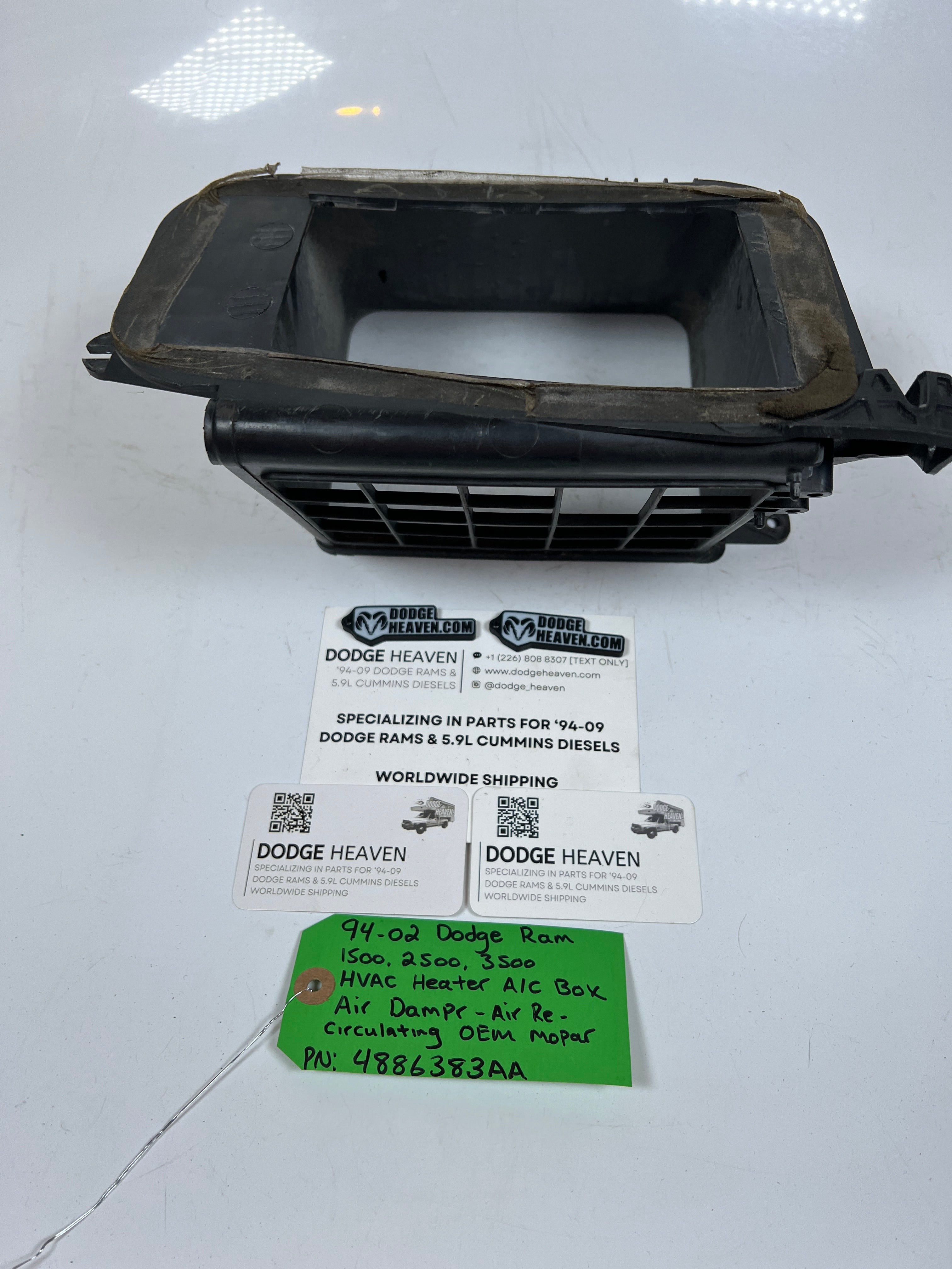 1994-2002 Dodge Ram HVAC Heater A/C Box Air Damper