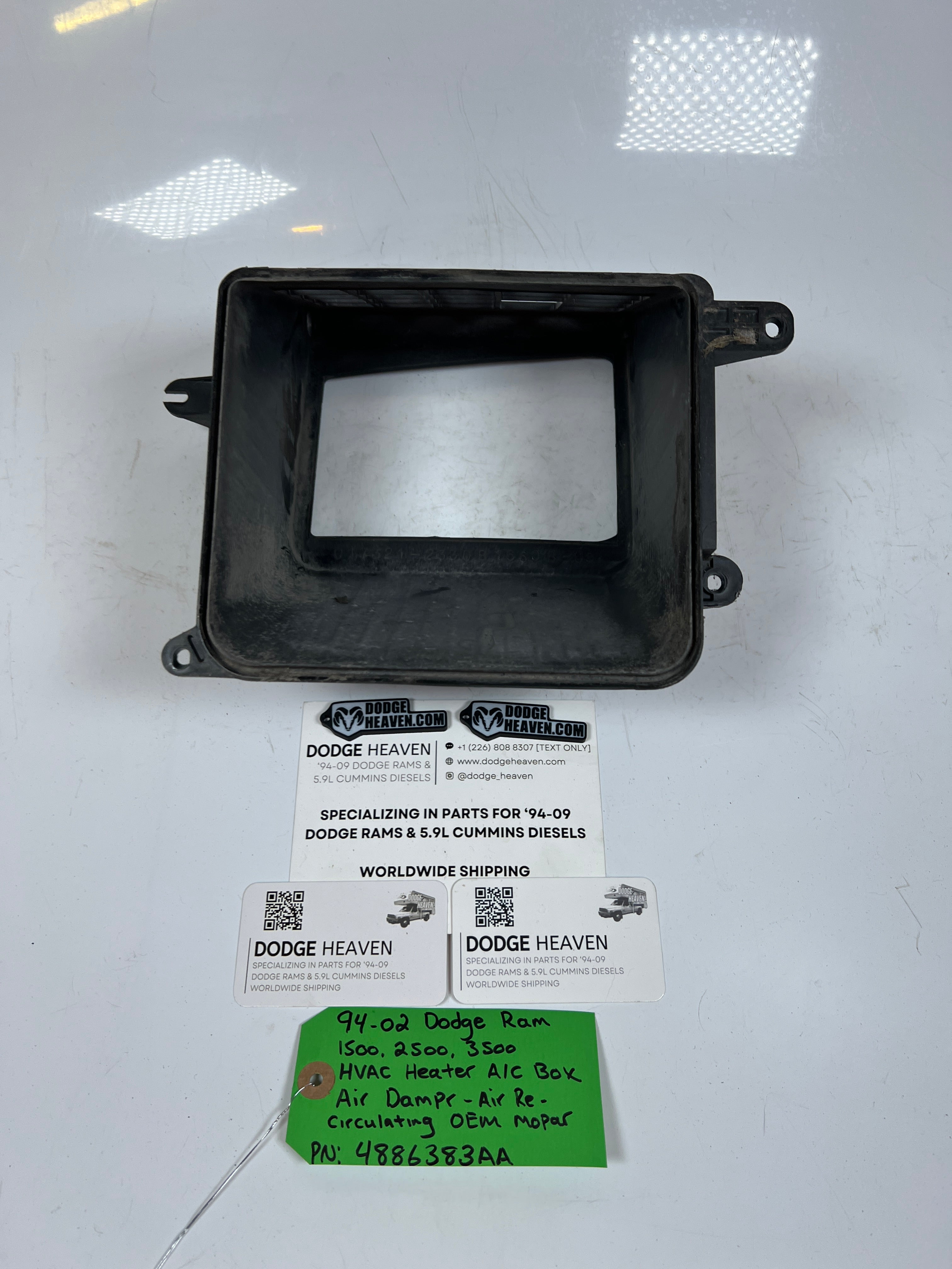 1994-2002 Dodge Ram HVAC Heater A/C Box Air Damper