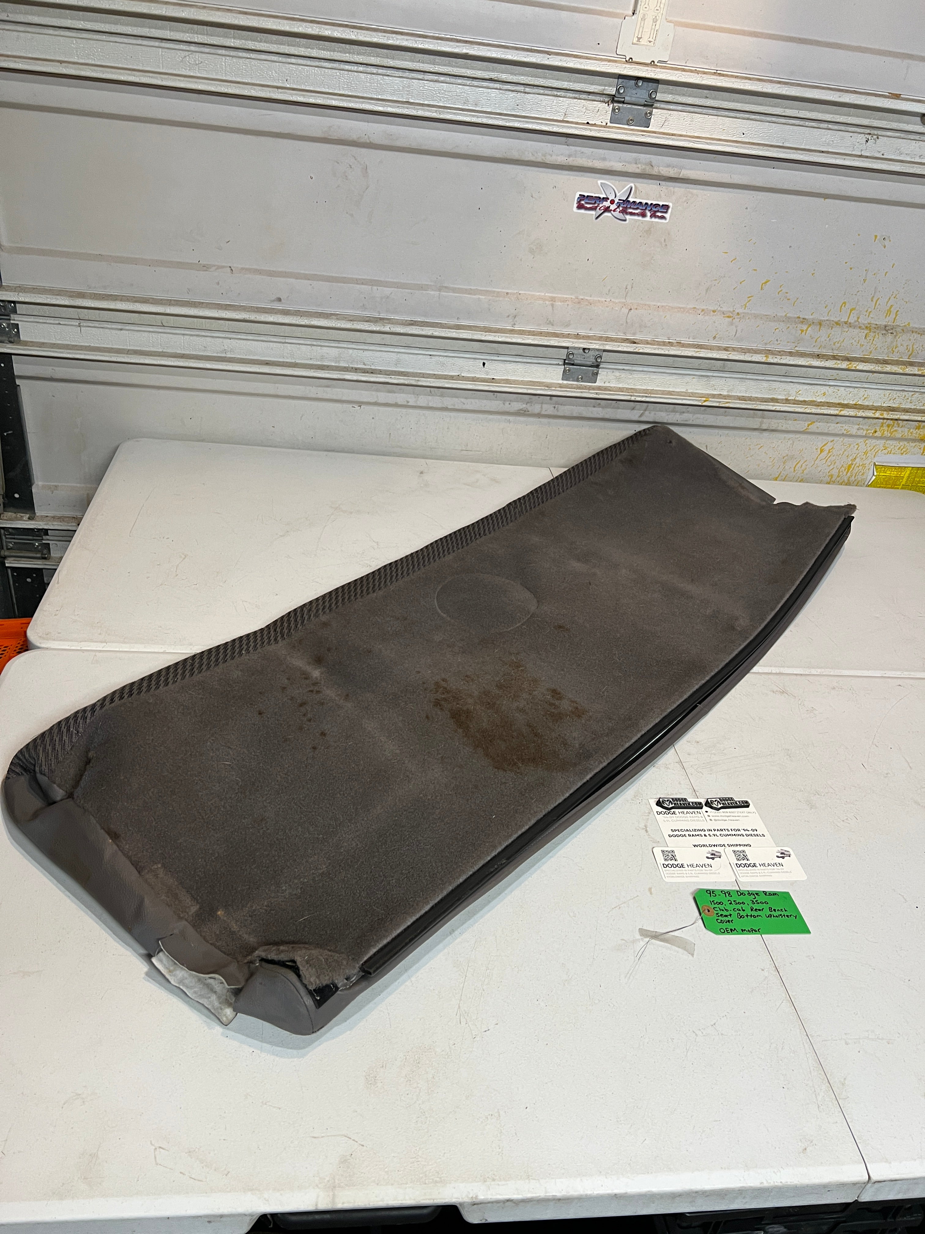 1995-1998 Dodge Ram Club-Cab Rear Bench Seat Bottom Upholstery Cover