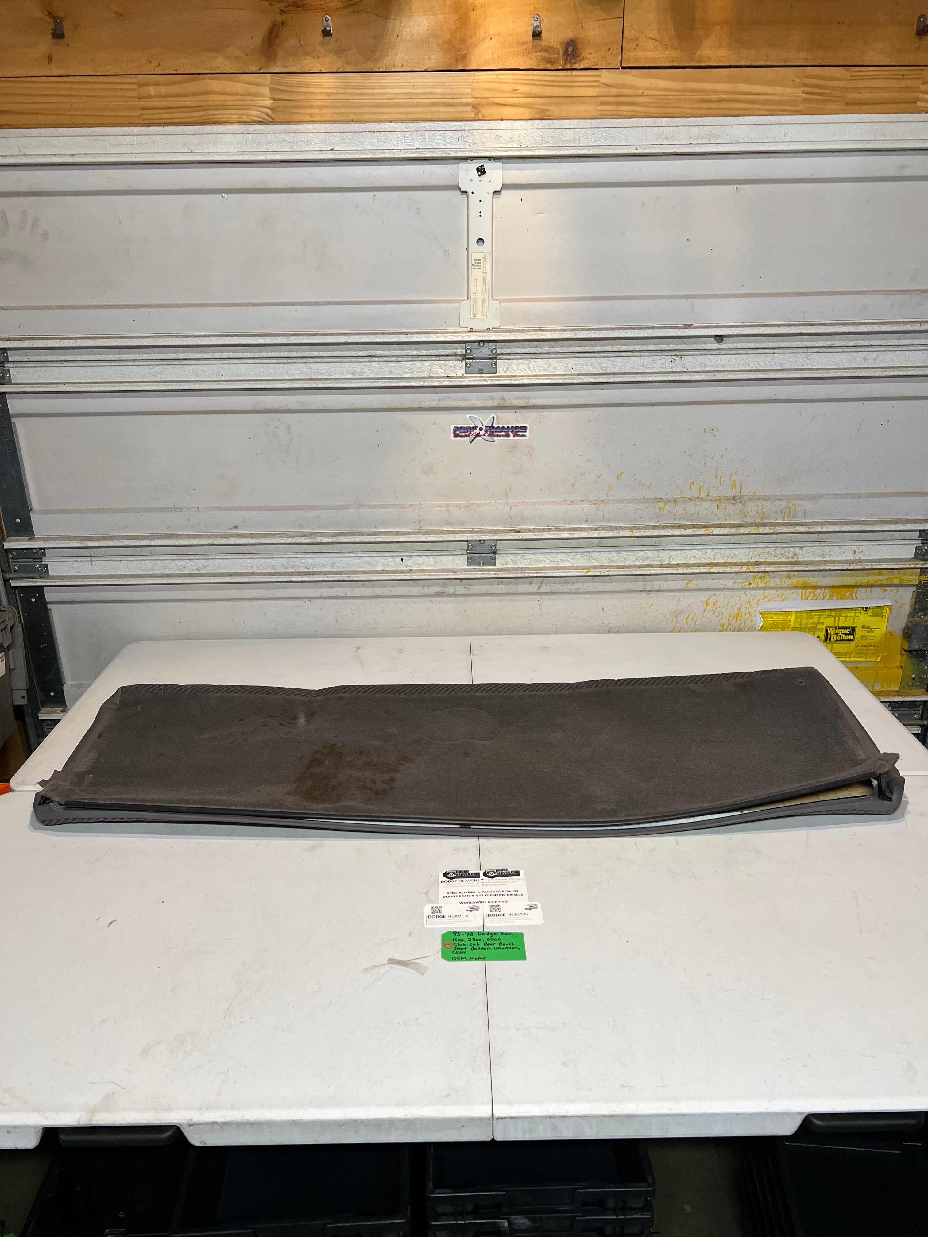 1995-1998 Dodge Ram Club-Cab Rear Bench Seat Bottom Upholstery Cover