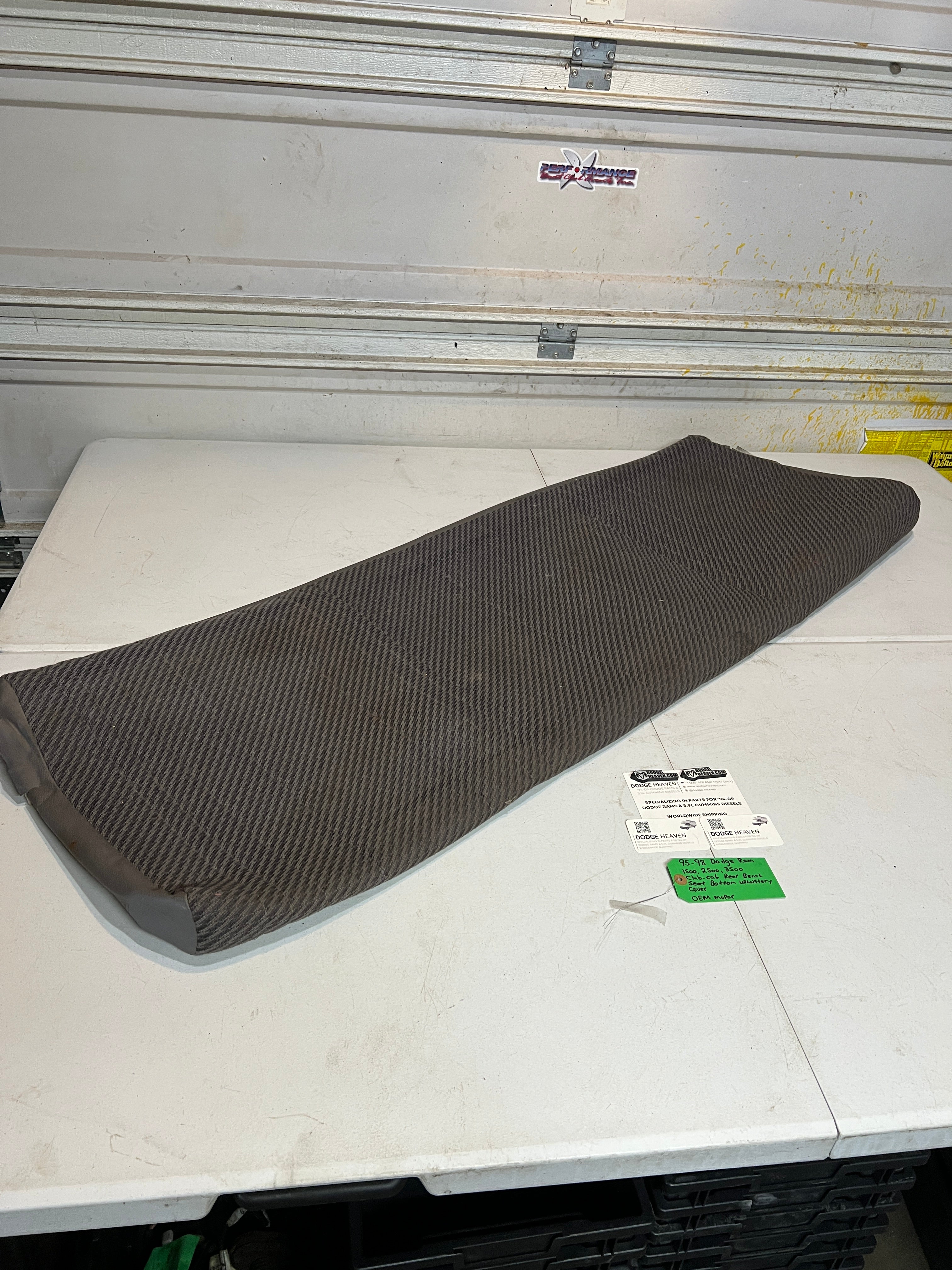 1995-1998 Dodge Ram Club-Cab Rear Bench Seat Bottom Upholstery Cover