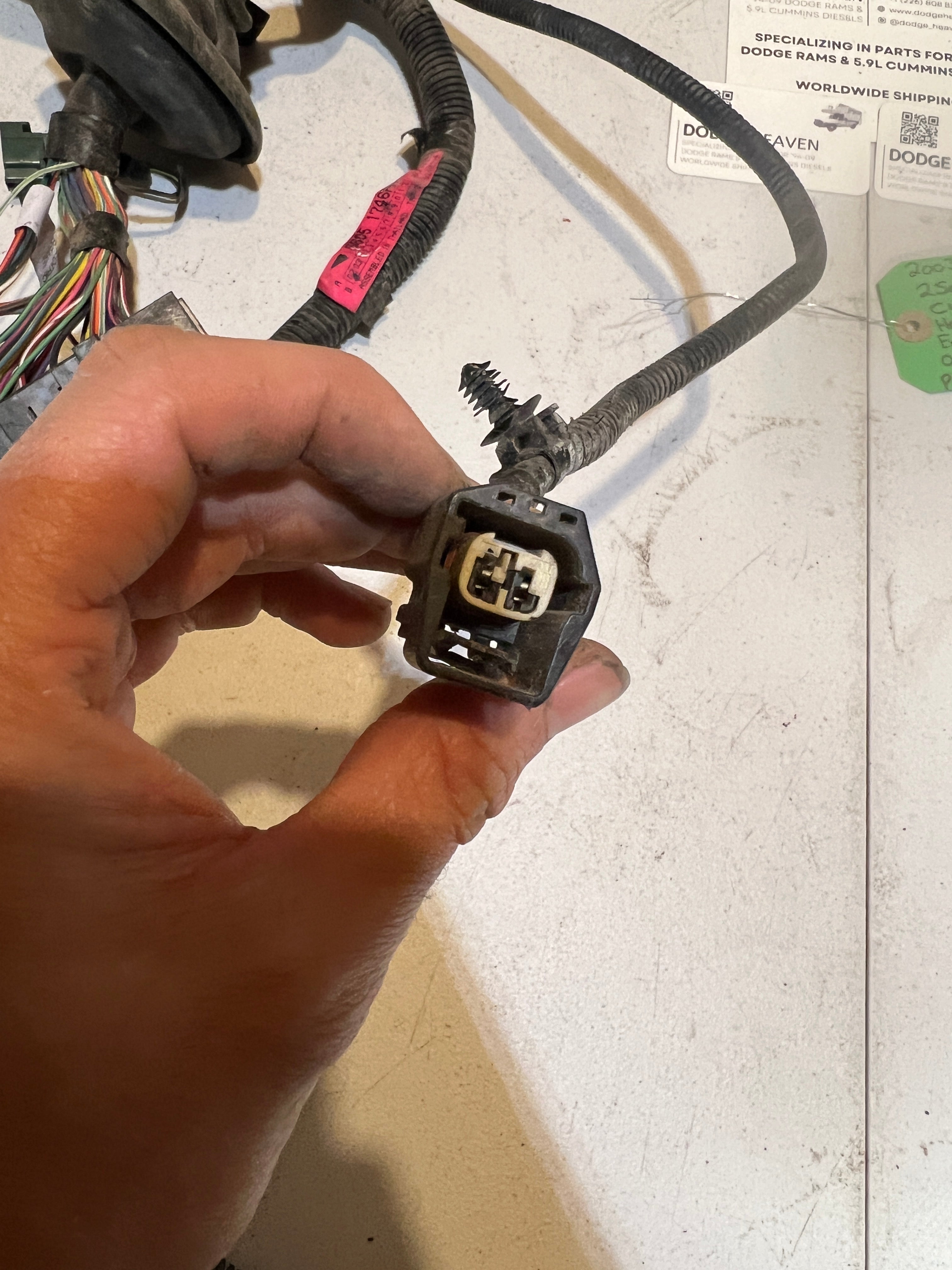 2003-2003 Dodge Ram 5.9L Cummins Manual Trans Engine Bay Wiring Harness