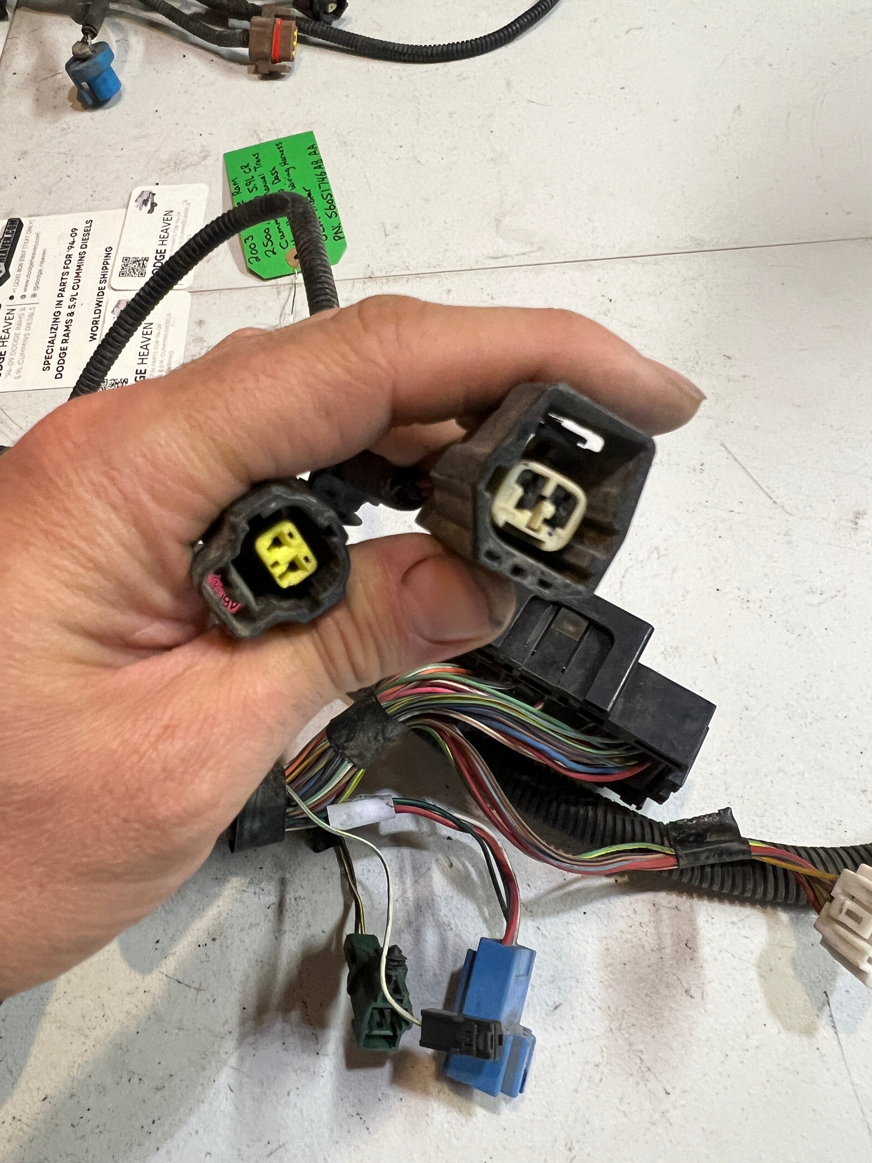 2003-2003 Dodge Ram 5.9L Cummins Manual Trans Engine Bay Wiring Harness