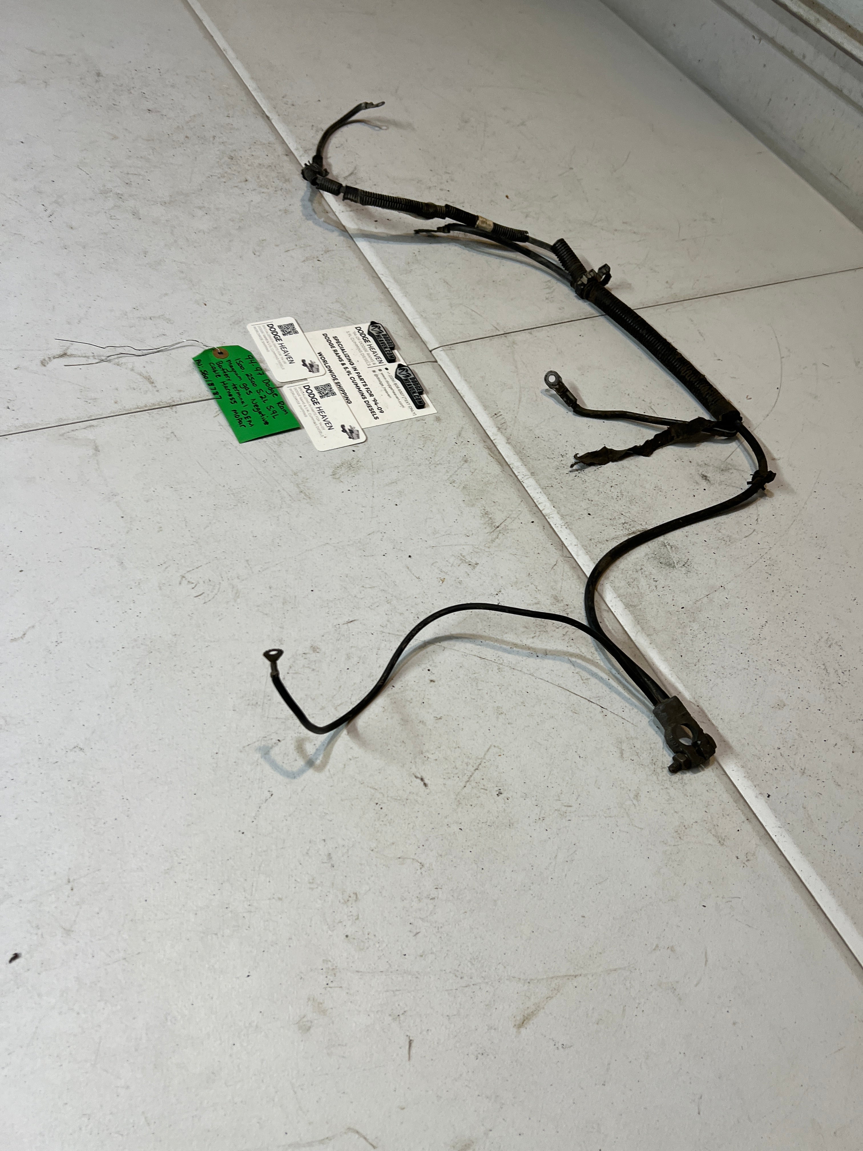 1994-1997 Dodge Ram 5.2L 5.9L Magnum Gas Negative Battery Cable