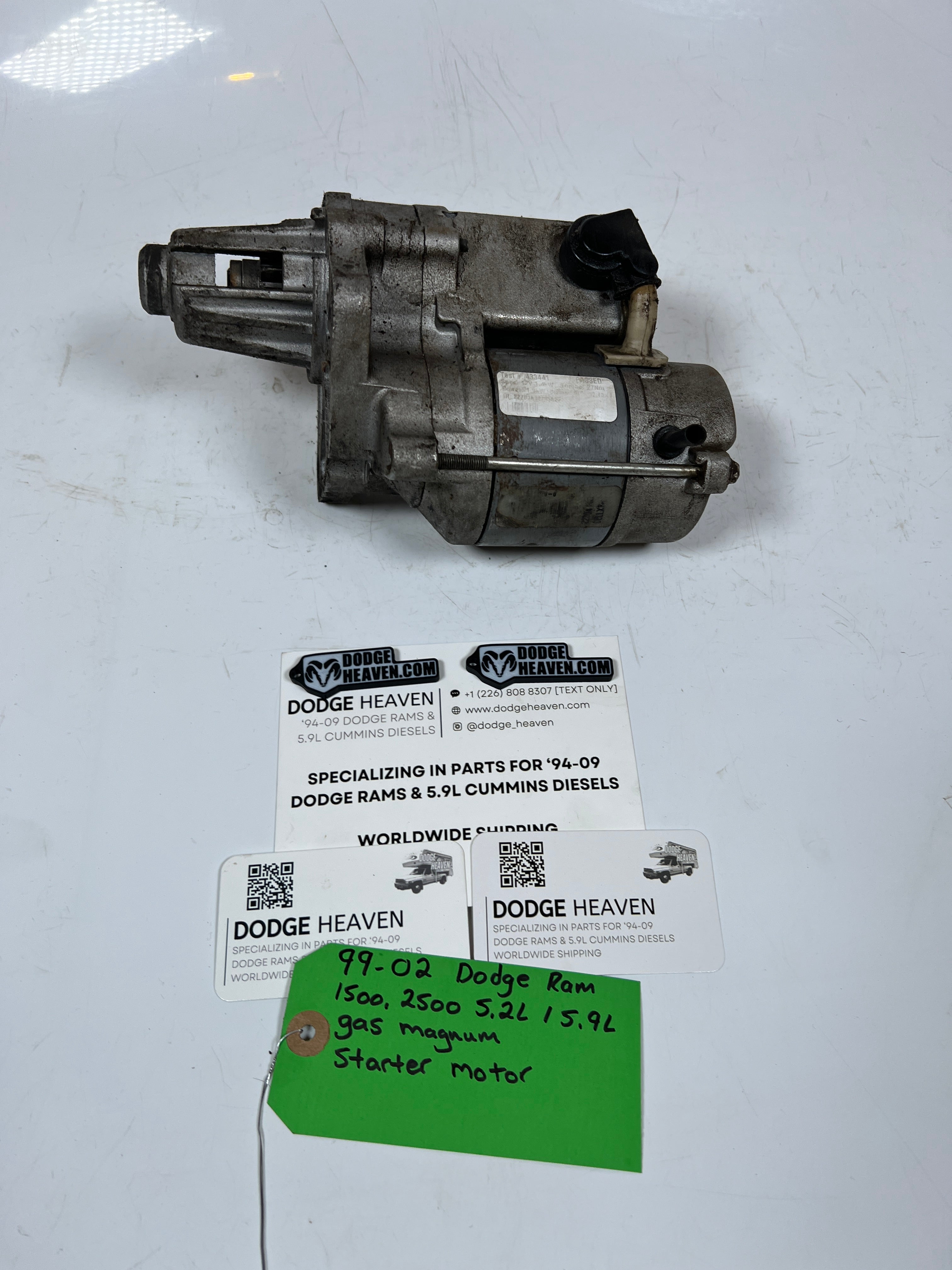1999-2002 Dodge Ram 5.2L 5.9l Magnum Gas Starter Motor