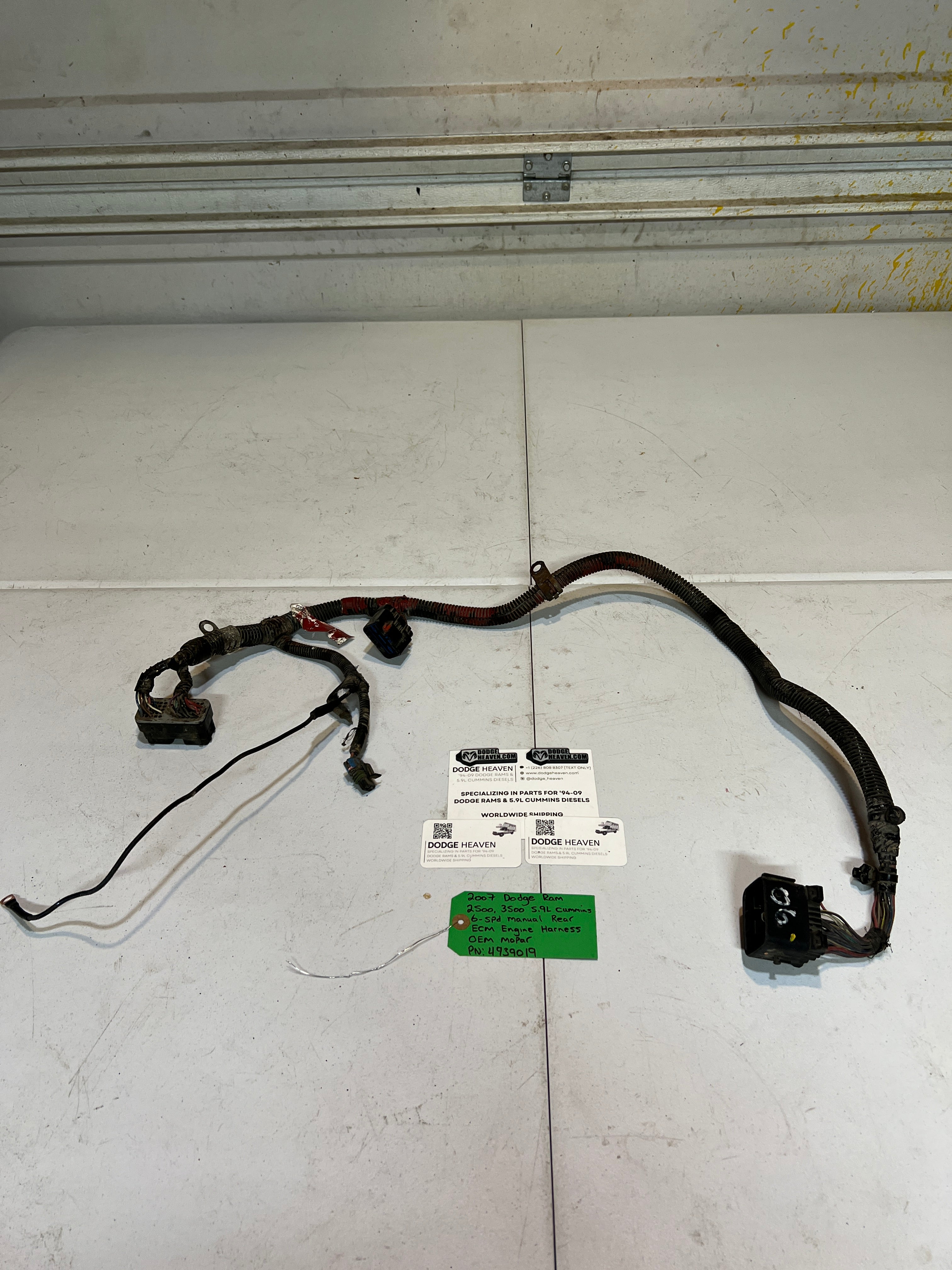 2007-2007 Dodge Ram 5.9L Cummins 6-SPD Manual Rear ECM Engine Harness
