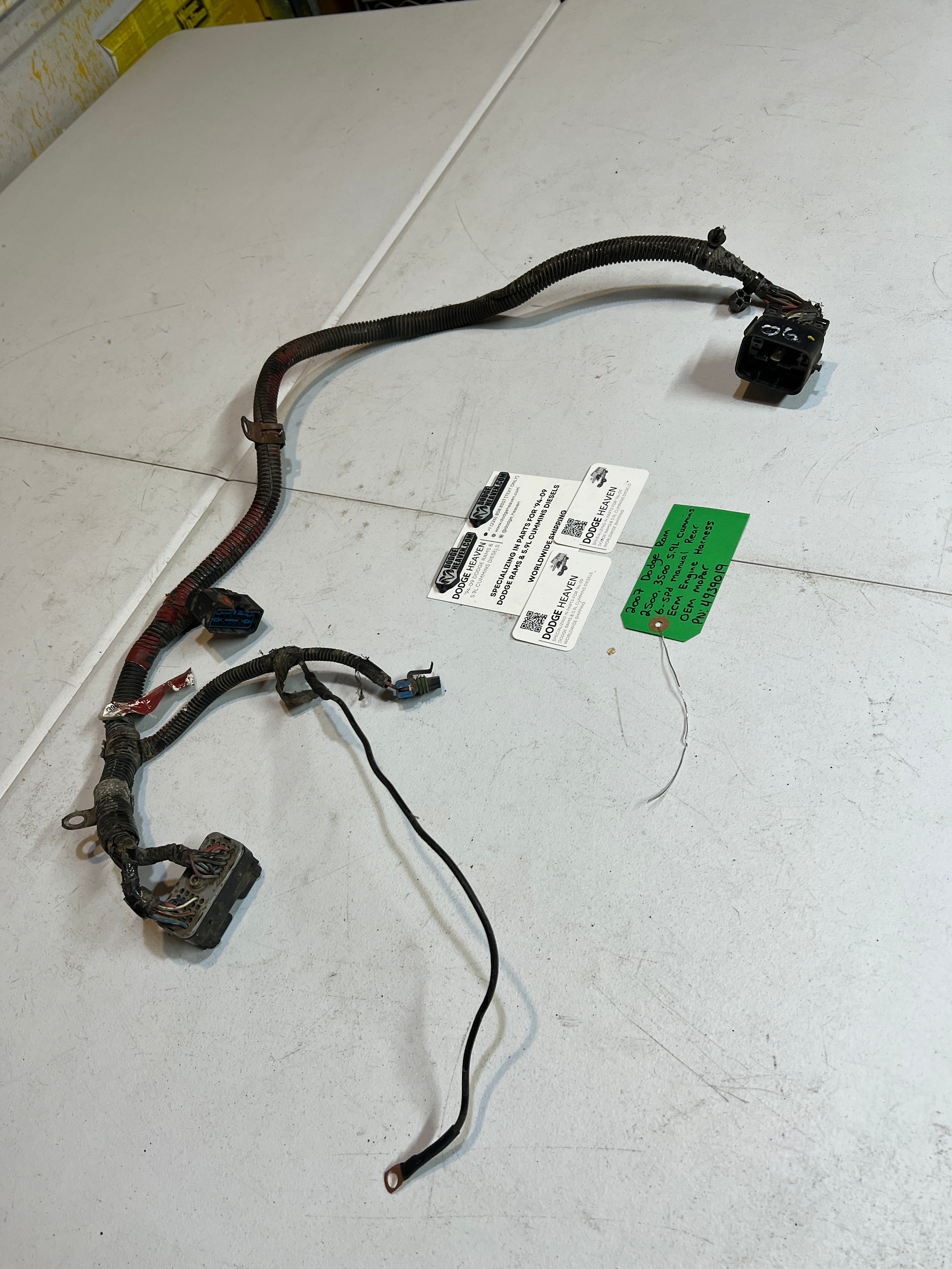 2007-2007 Dodge Ram 5.9L Cummins 6-SPD Manual Rear ECM Engine Harness